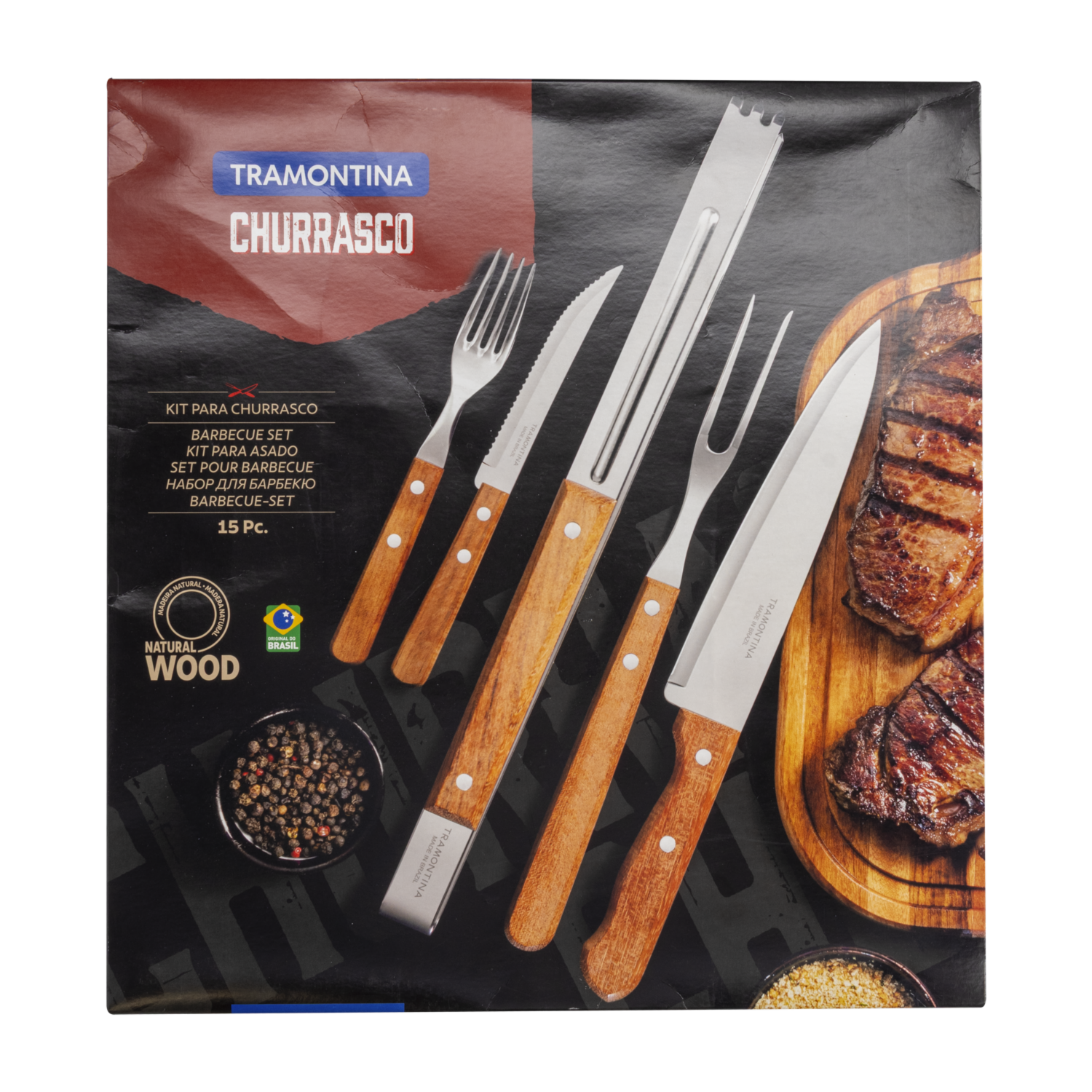 Juego Para Asado 22399/028 TRAMONTINA 15 Piezas