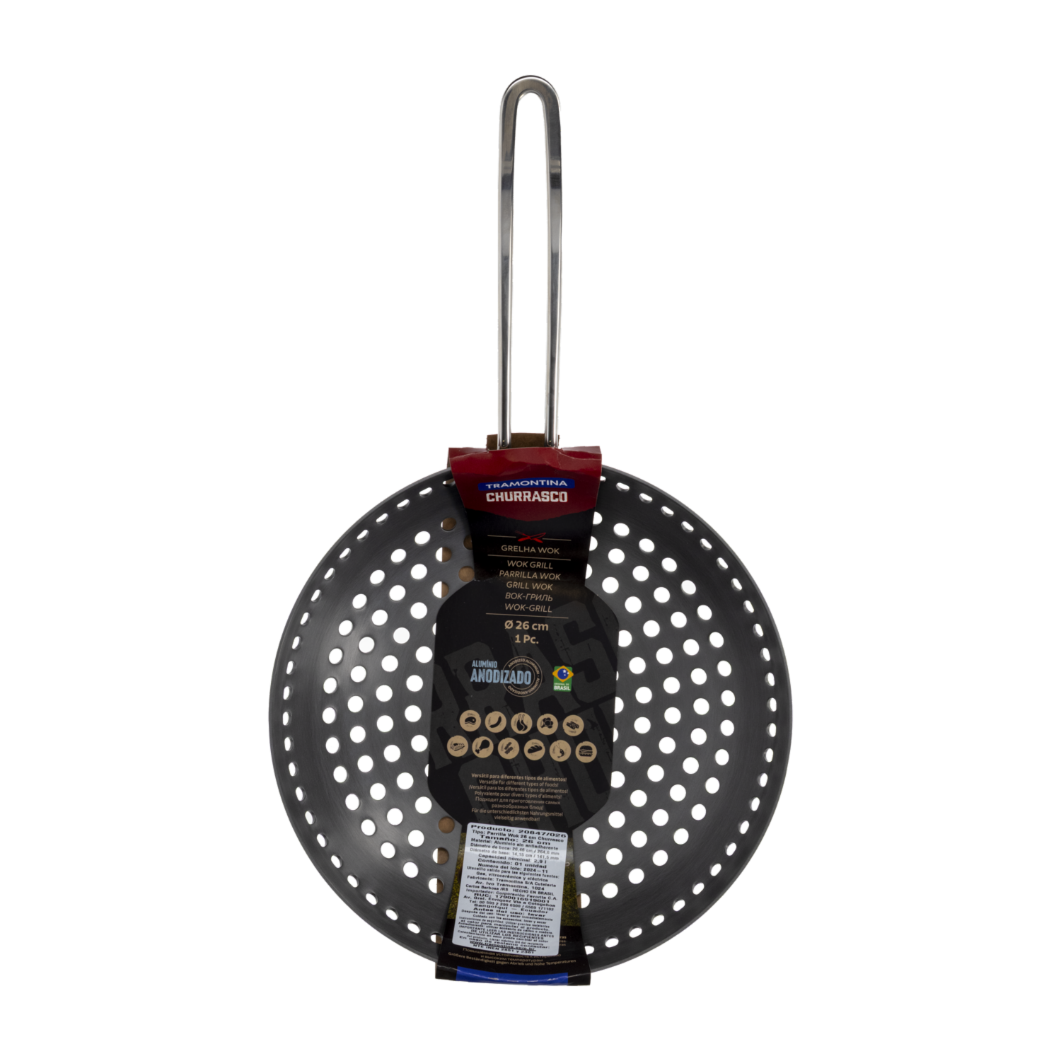 Wok Para Parrilla TRAMONTINA 26 Cm