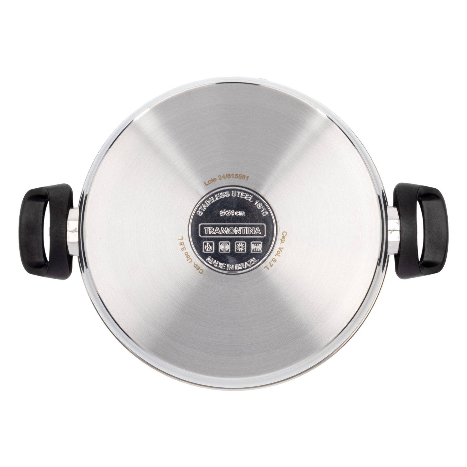 Olla De Inducción Alta Modelo Allegra TRAMONTINA 24 Cm