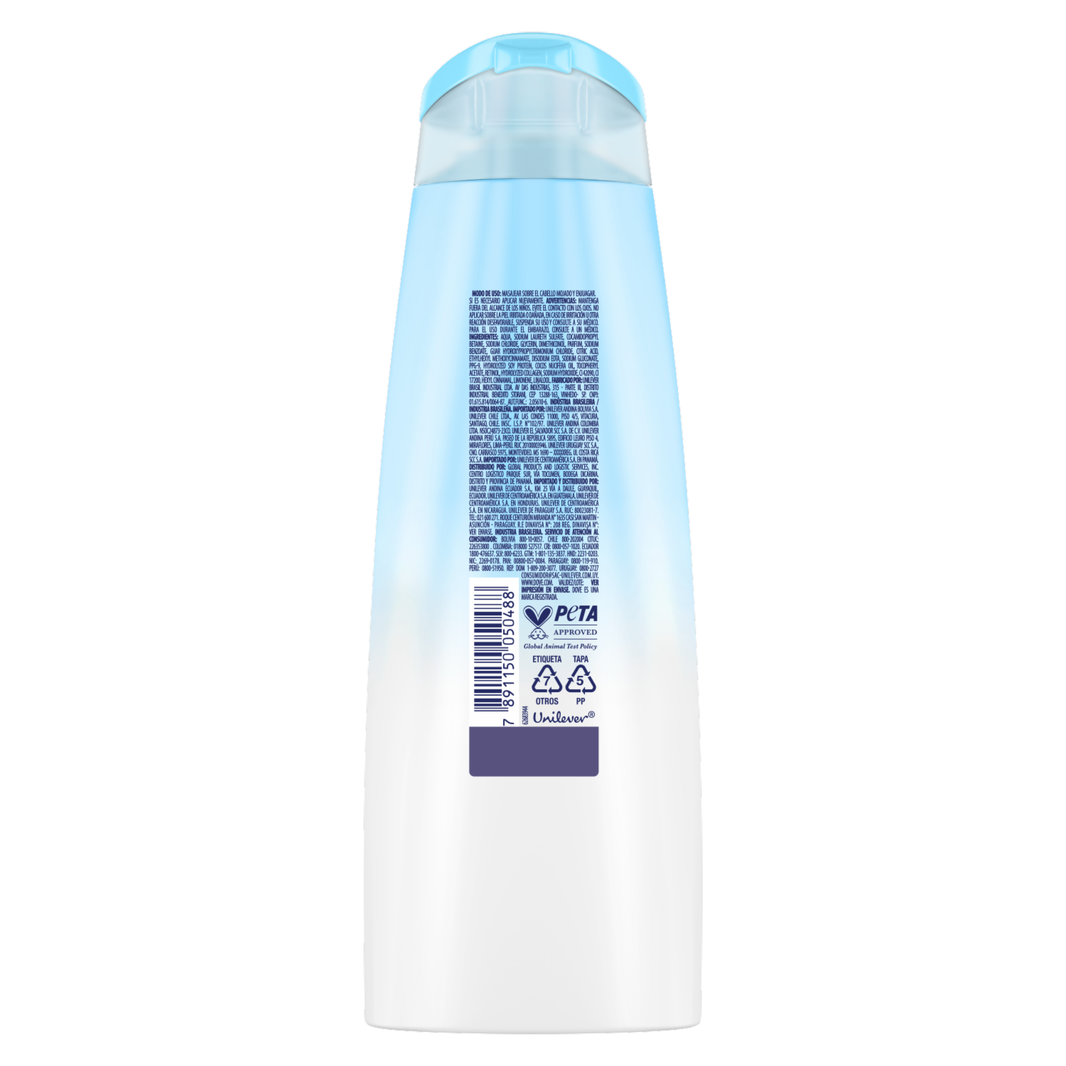 Shampoo De Cabello Hidratación + Vitaminas A & E DOVE 400 Ml