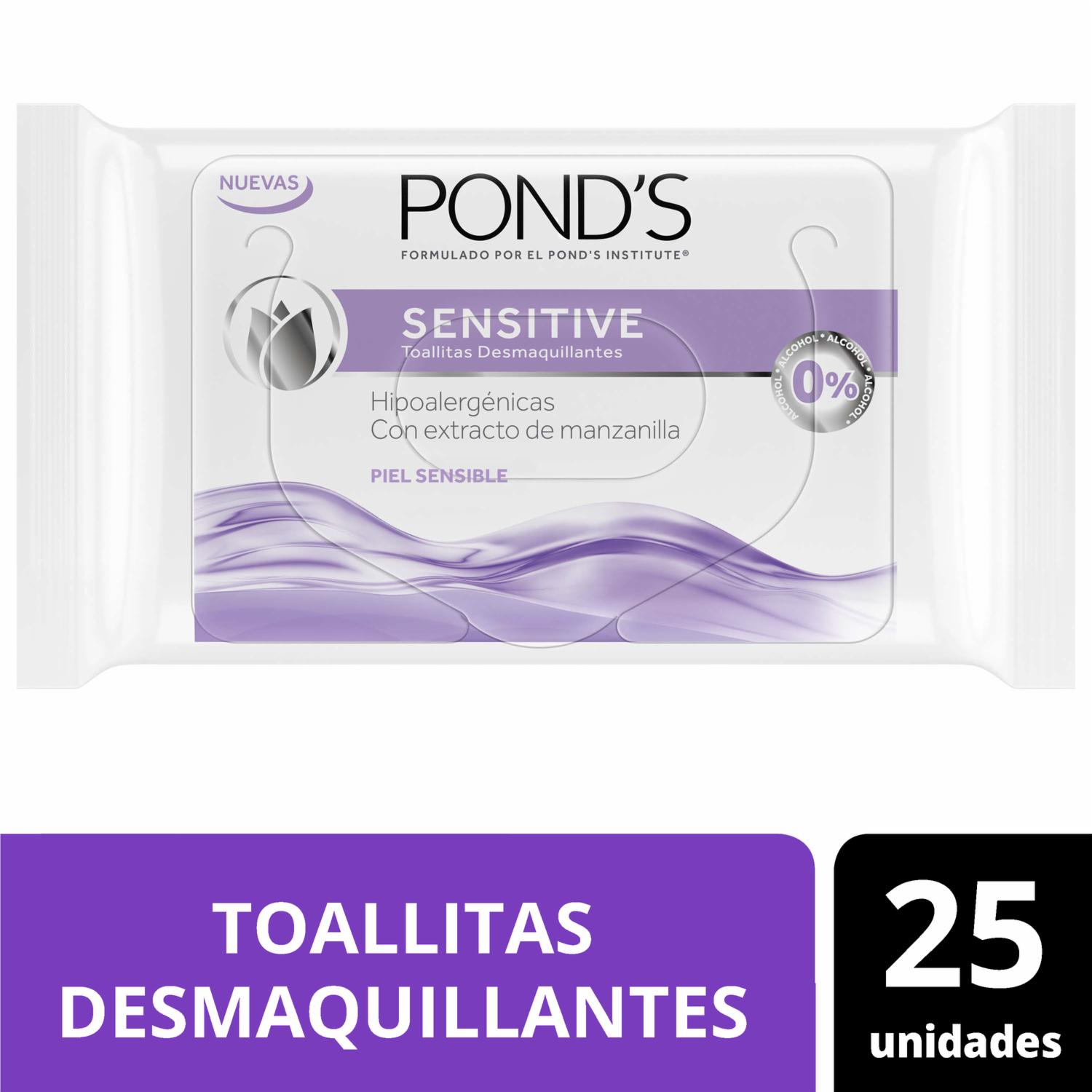 Toallitas Desmaquillantes Sensitive POND’S X 25  Uds