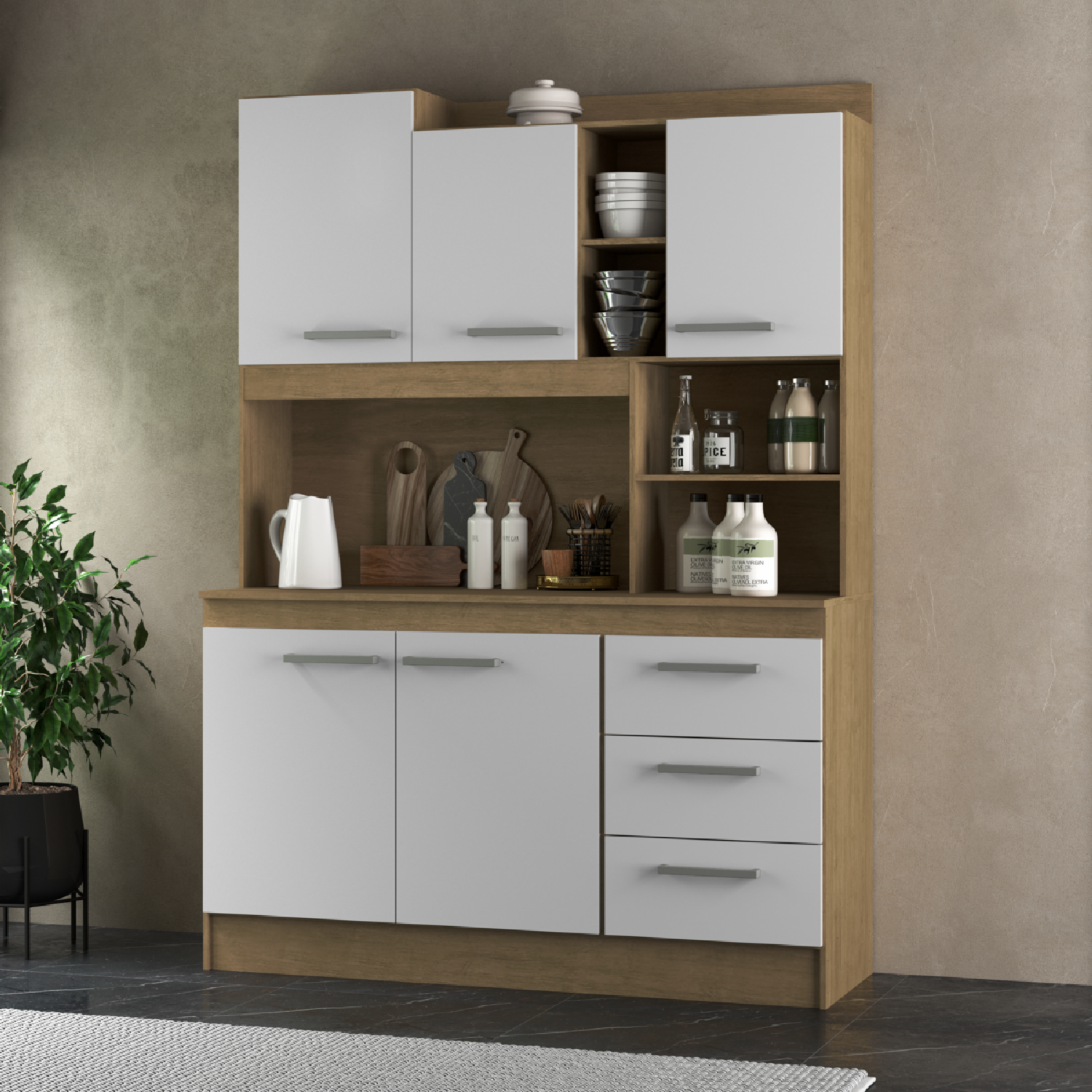 Mueble De Cocina Blanco CASAMIA
