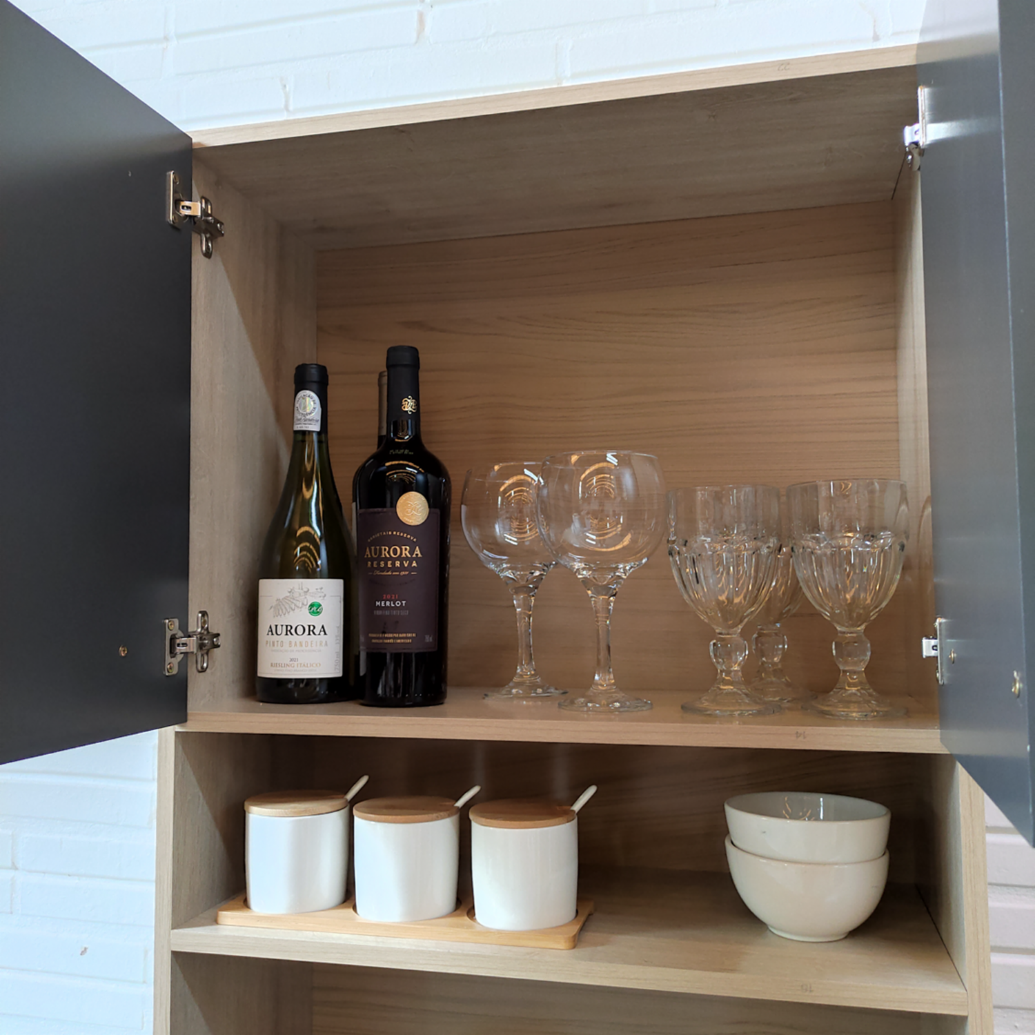 Mueble De Cocina 5 Puertas Y 1 Cajon Nogueira Blanco CASAMIA