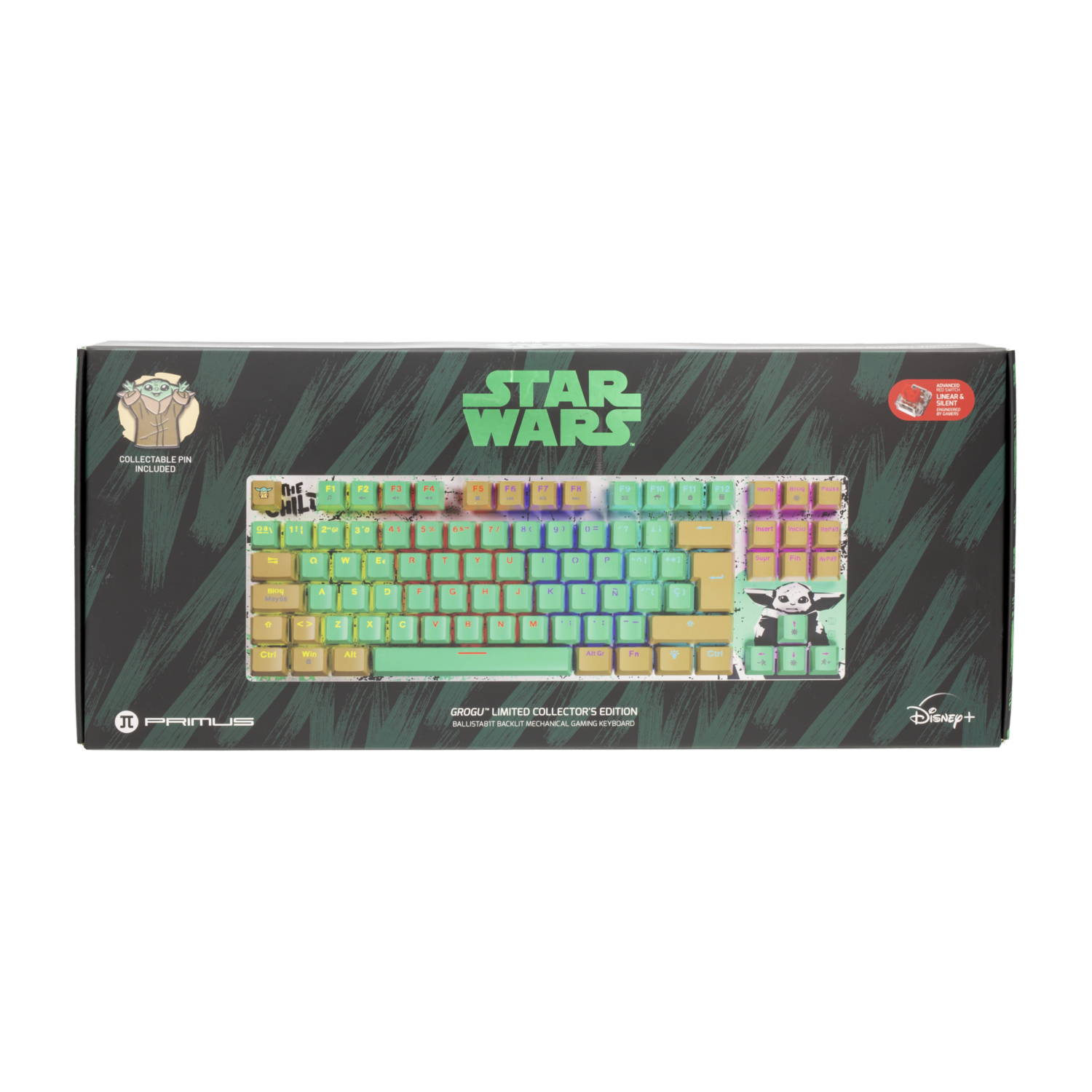 Teclado Gaming Grogu PKS-S080GRG-S PRIMUS Con Cable