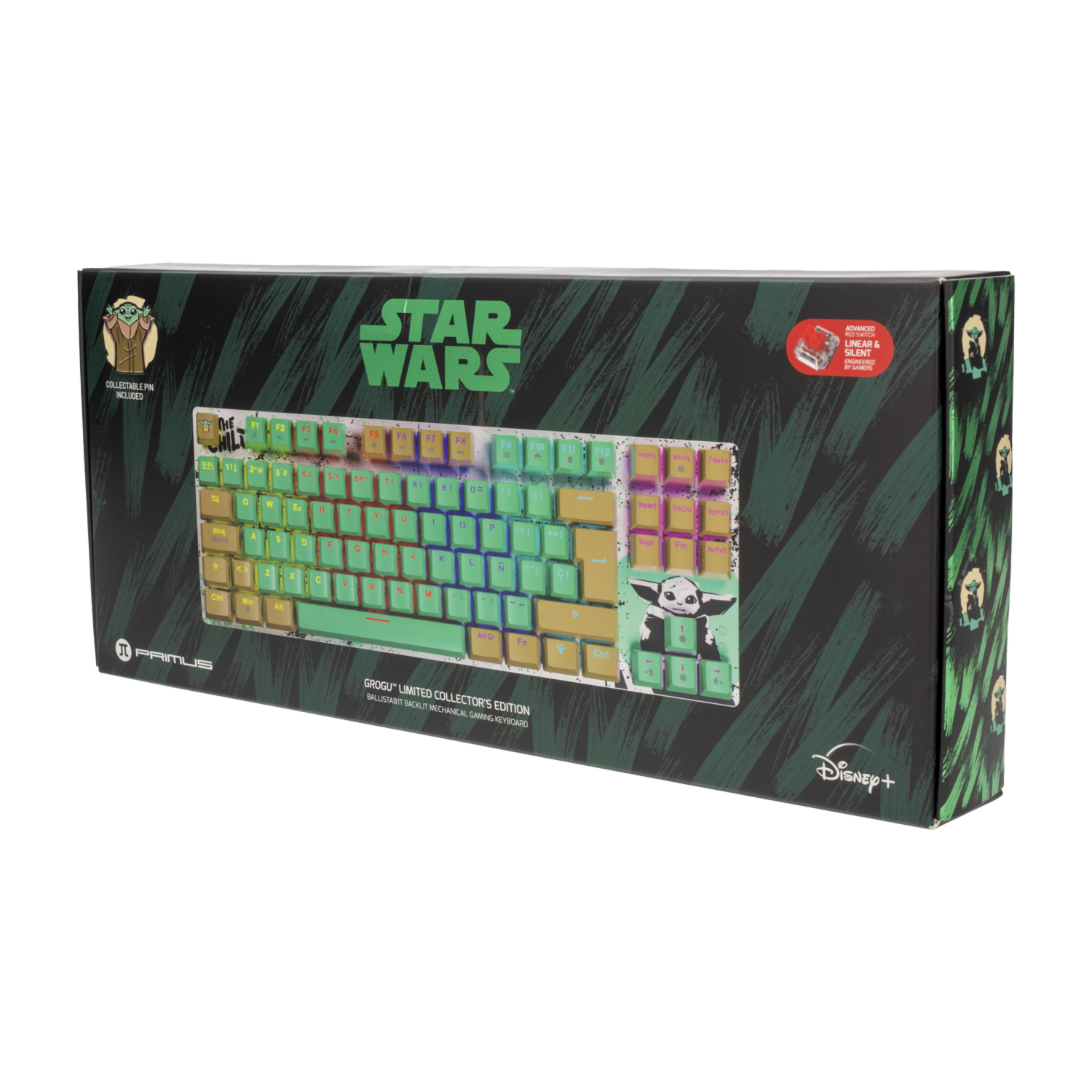 Teclado Gaming Grogu PKS-S080GRG-S PRIMUS Con Cable