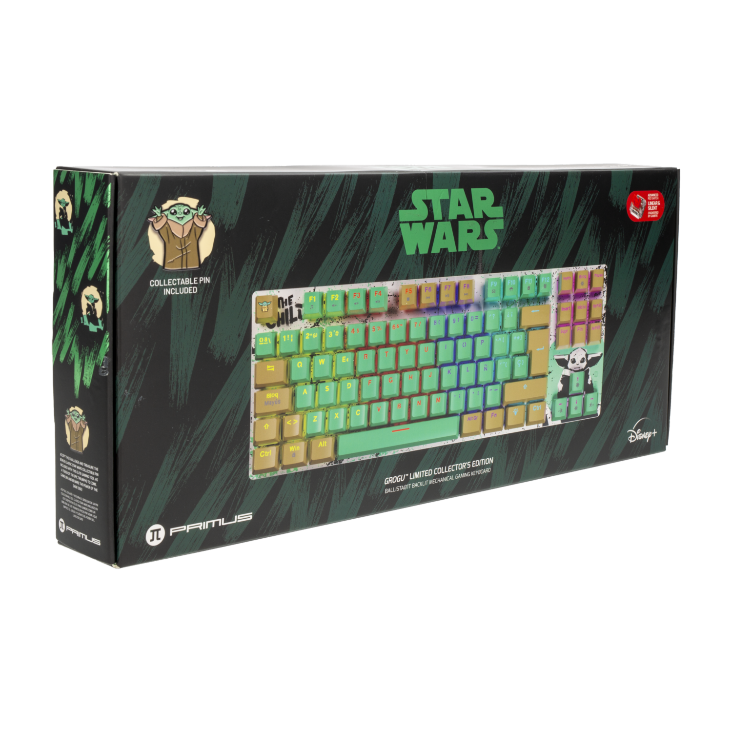 Teclado Gaming Grogu PKS-S080GRG-S PRIMUS Con Cable