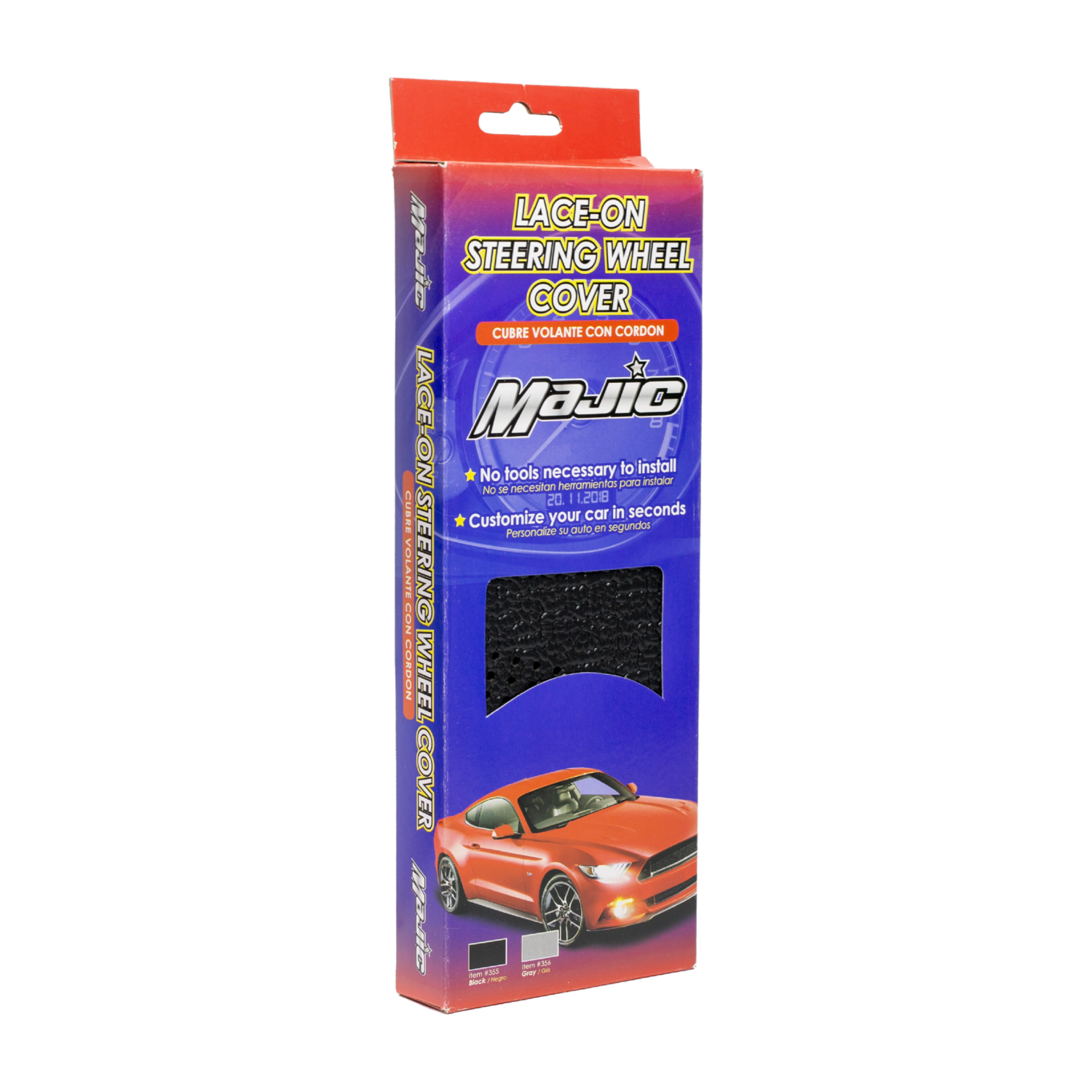 Cubre Volante Con Cordón Negro MAJIC Unidad