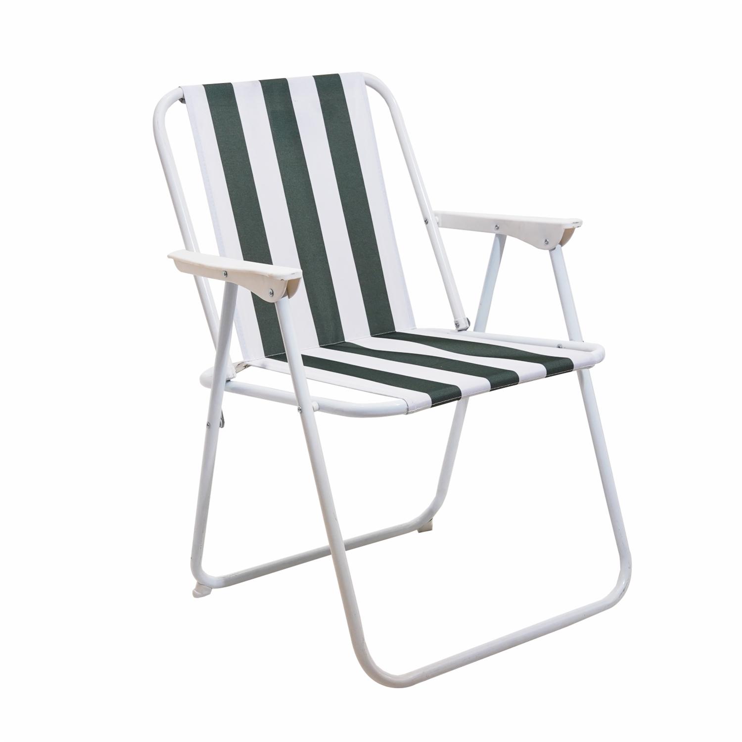 Silla De Playa Rayas Verde FREE HOME