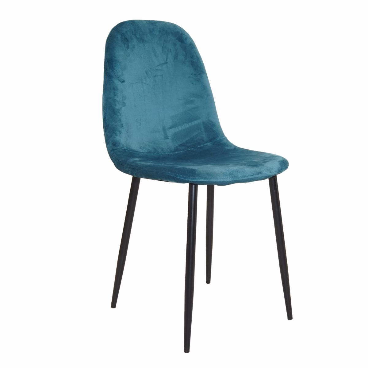 Silla Auxiliar Velvet HY Textil Y Metal