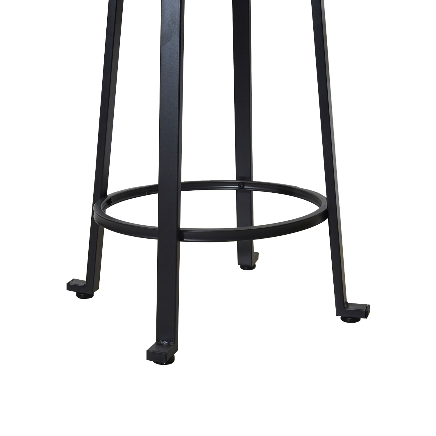 Taburete Circular De Hierro Y Madera FREE HOME Madera y Metal