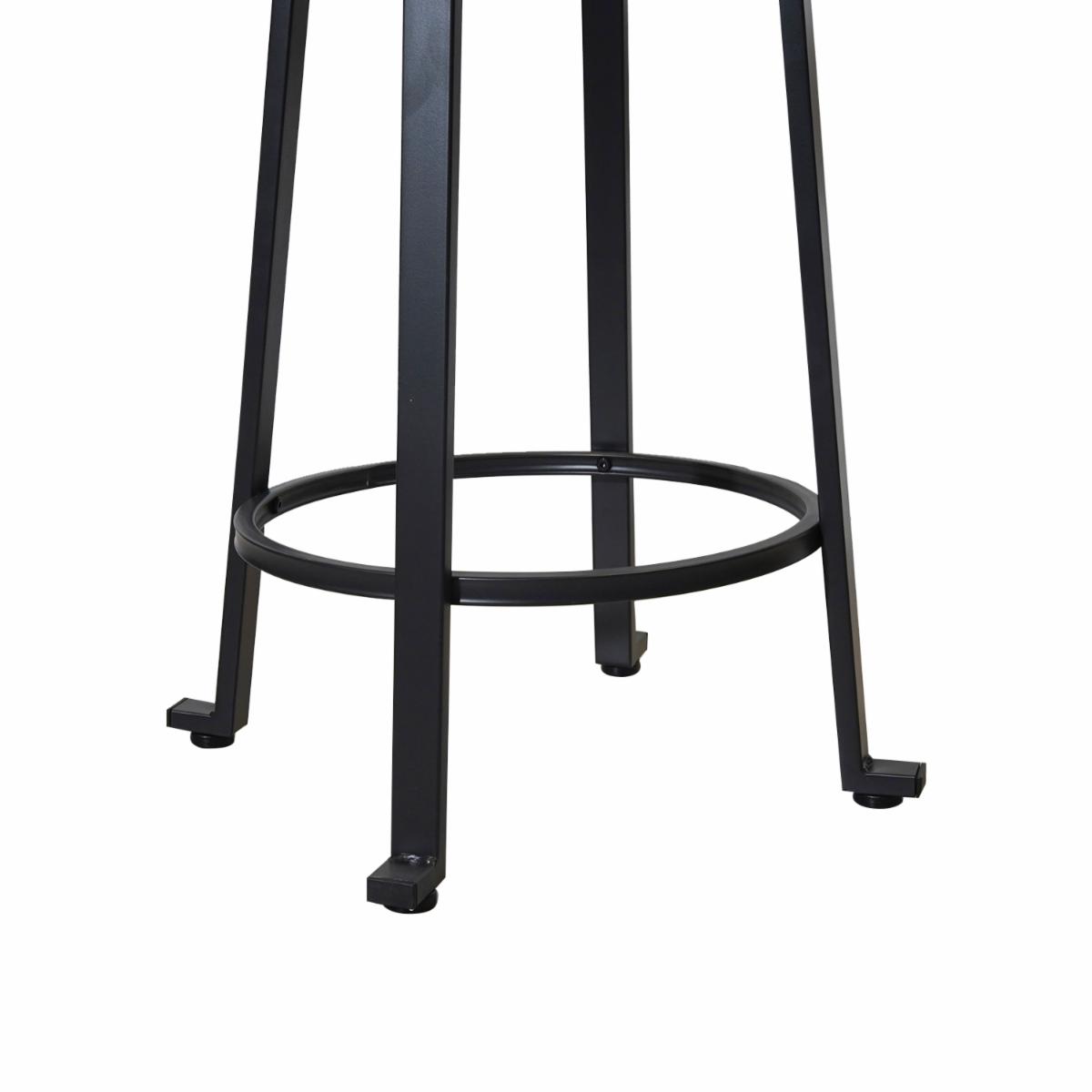 Taburete Circular De Hierro Y Madera FREE HOME Madera y Metal