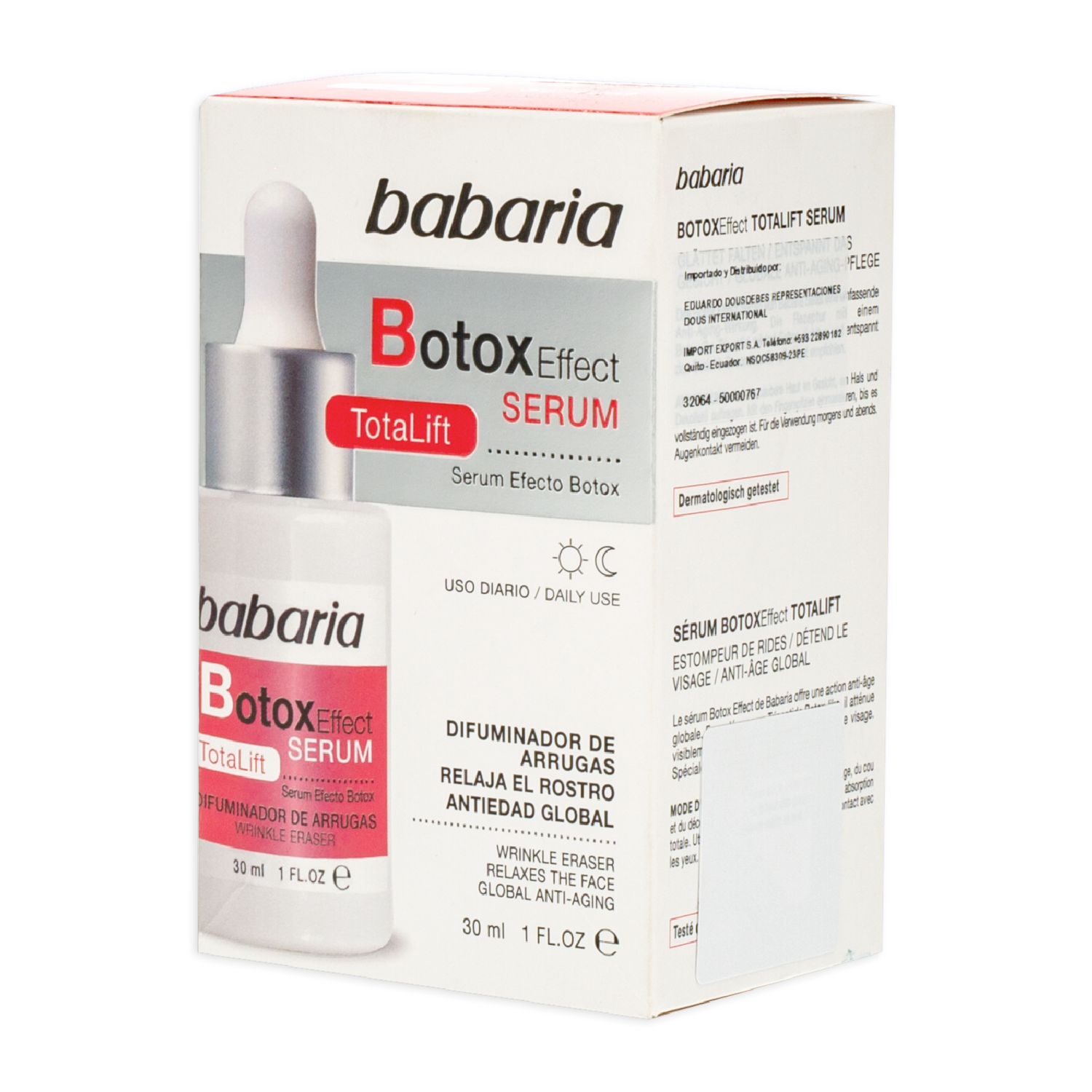 Sérum Facial Efecto Botox TotaLift BABARIA 30 Ml