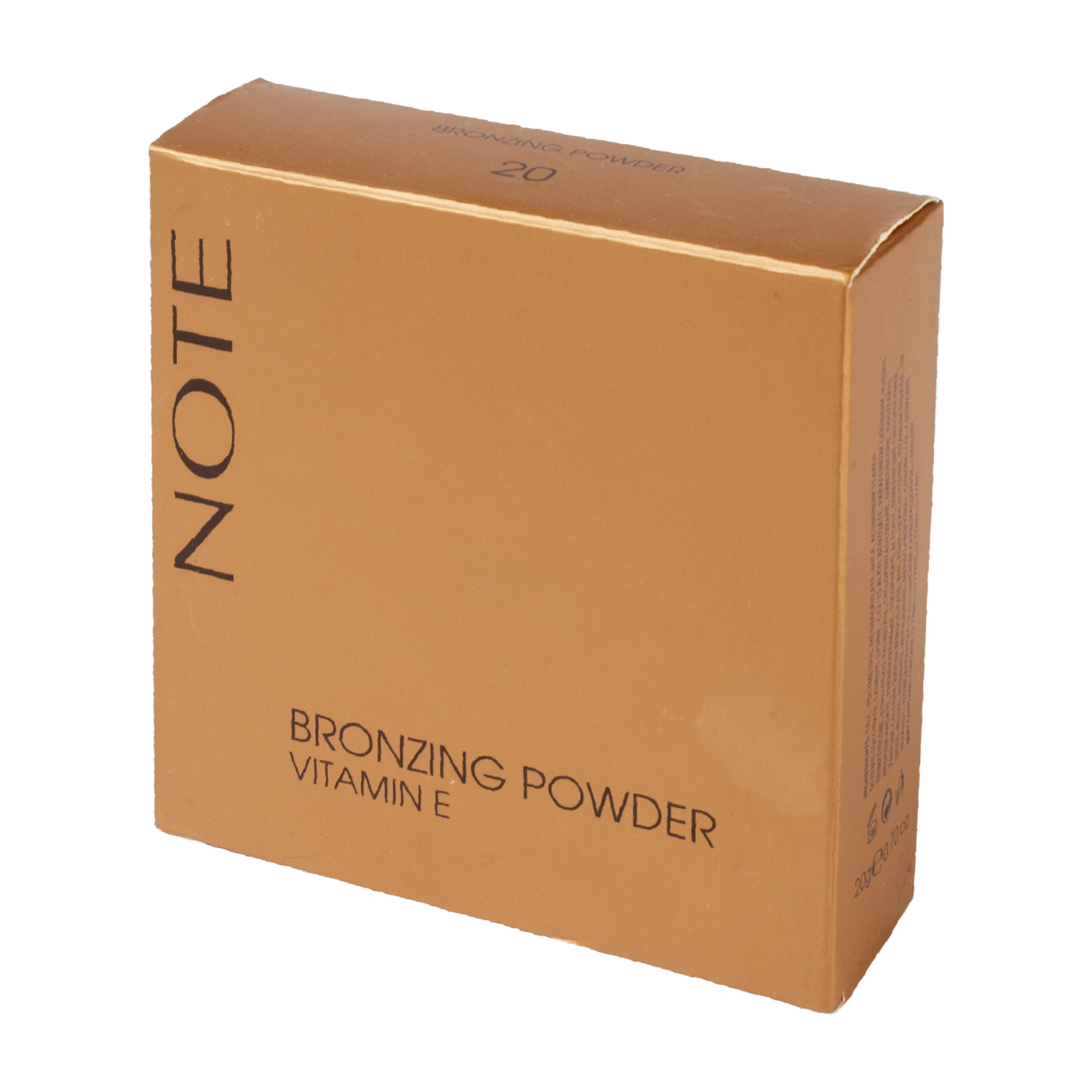 Bronzer En Polvo Tono 20 NOTE Unidad