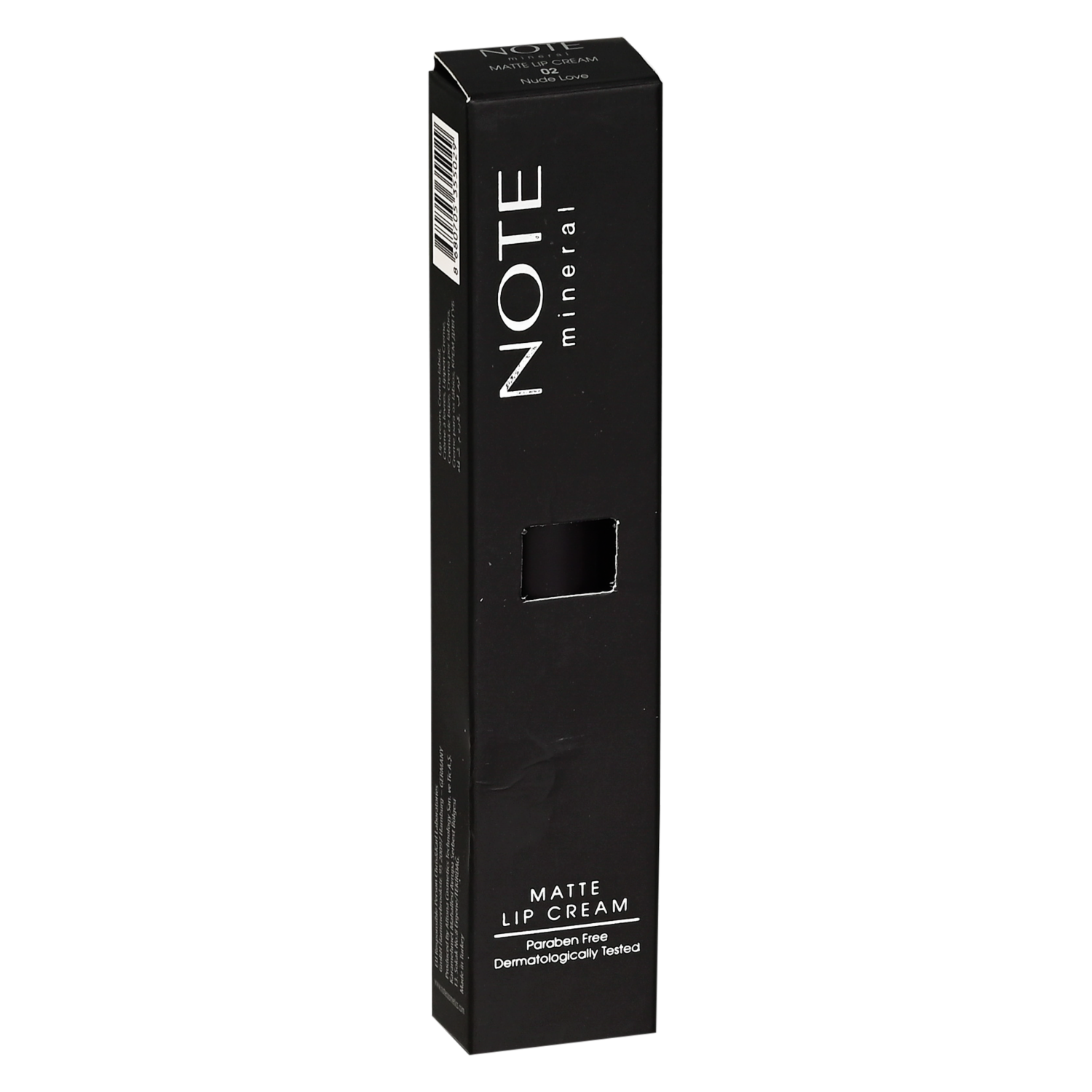 Labial Líquido Matte Cream Mineral 2 NOTE Unidad