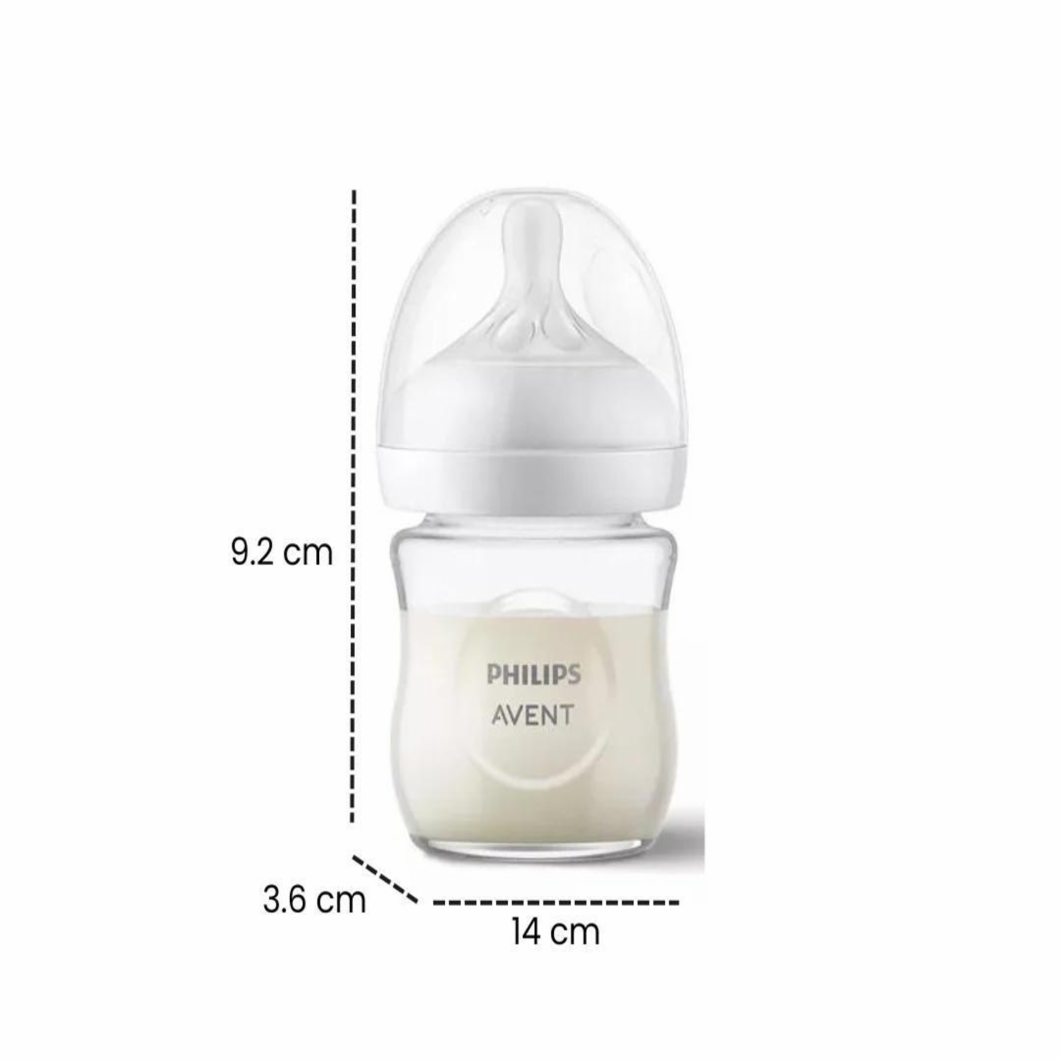 Biberones Natural Response Vidrio PHILIPS AVENT 125 Ml