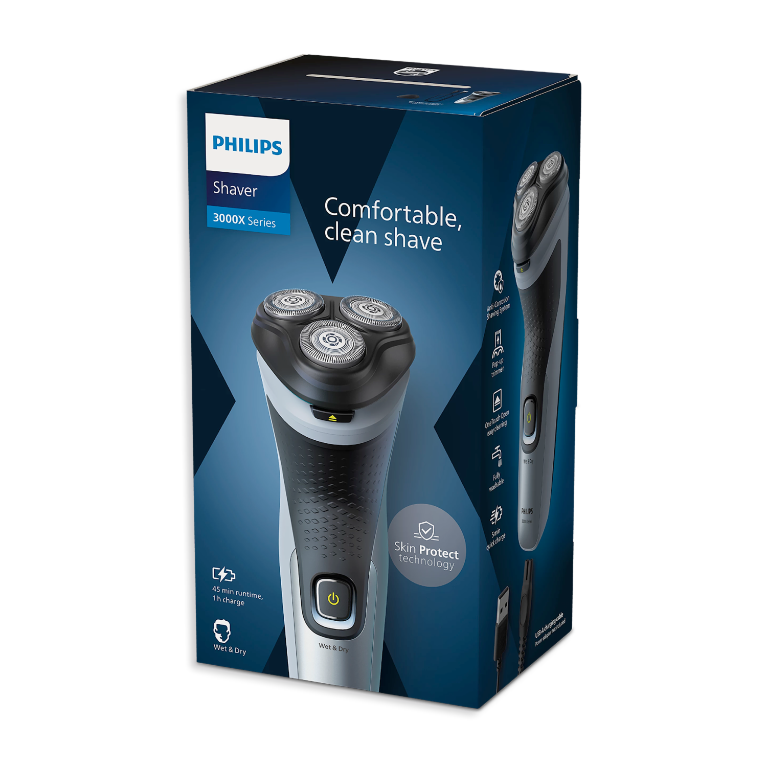 Afeitadora Eléctrica Para Seco Y Húmedo PHILIPS Unidad