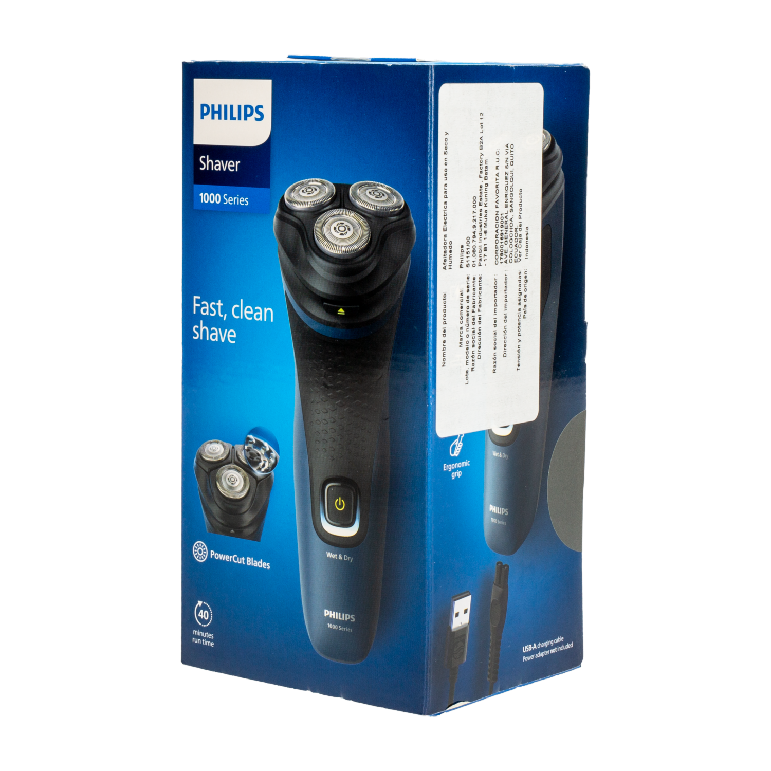 Afeitadora Inalámbrica Seco Y Húmedo PHILIPS Unidad
