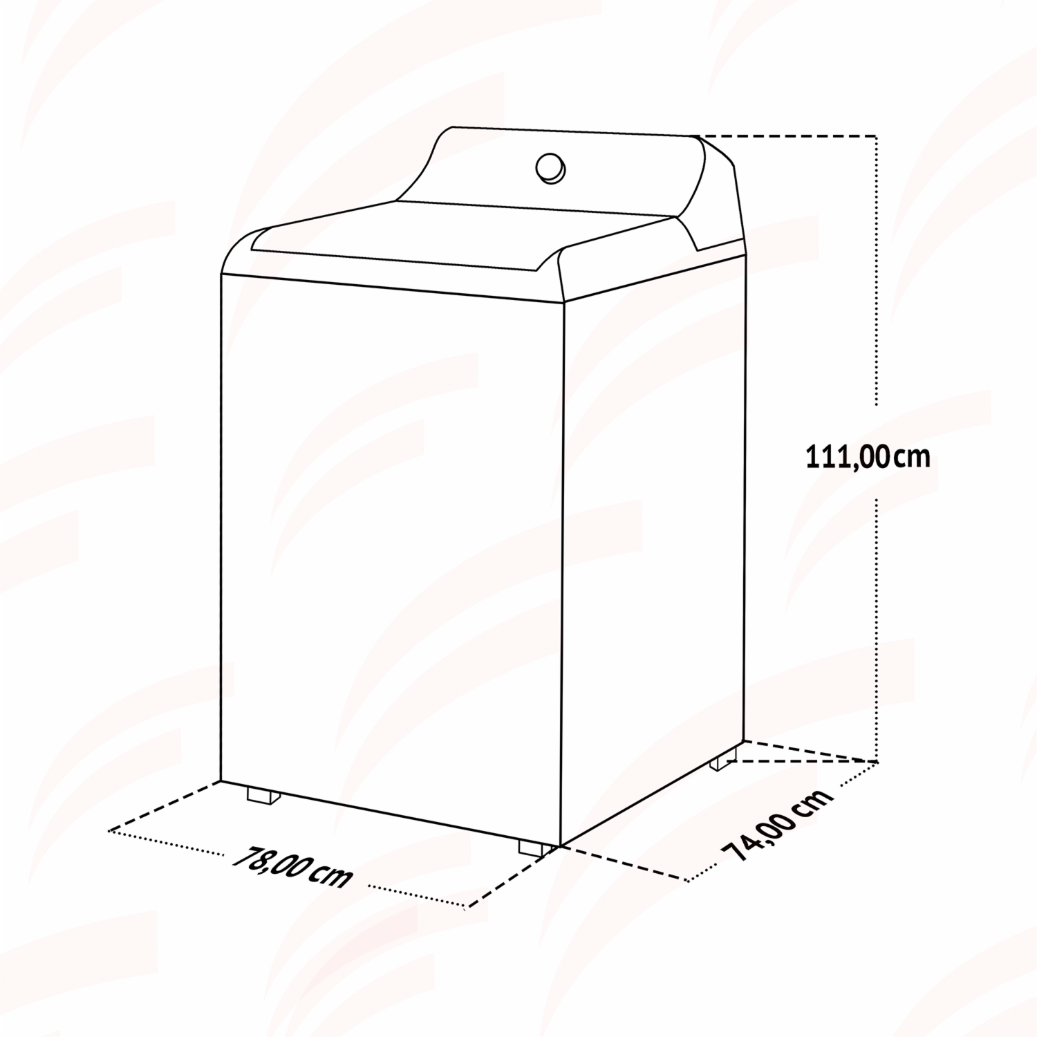 Secadora De Ropa Eléctrica 7MWED1900EW WHIRLPOOL 19 Kilos