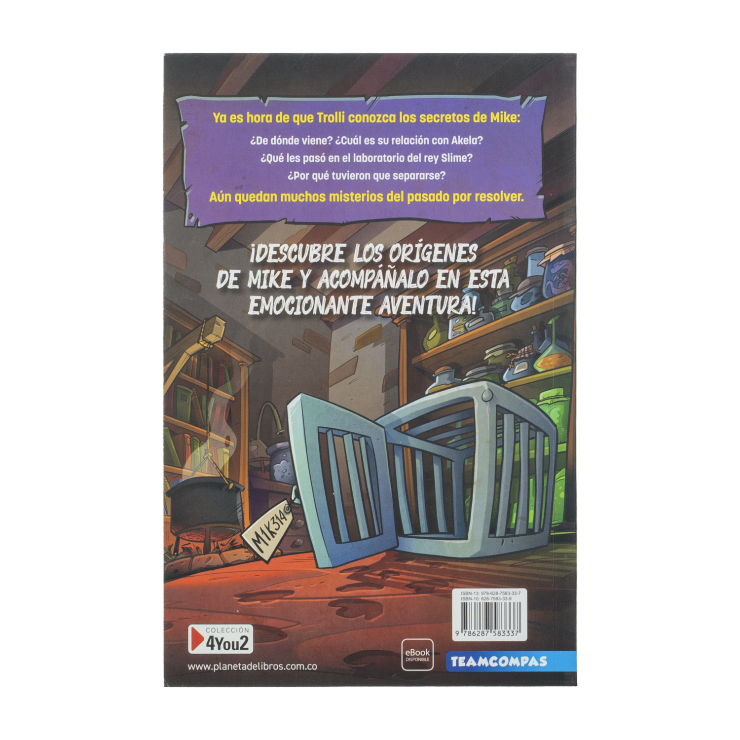 Libro Las Perrerías De Mike 3 Mikecrack Y La Venganza Del Rey Slime MR.BOOKS 232 Páginas