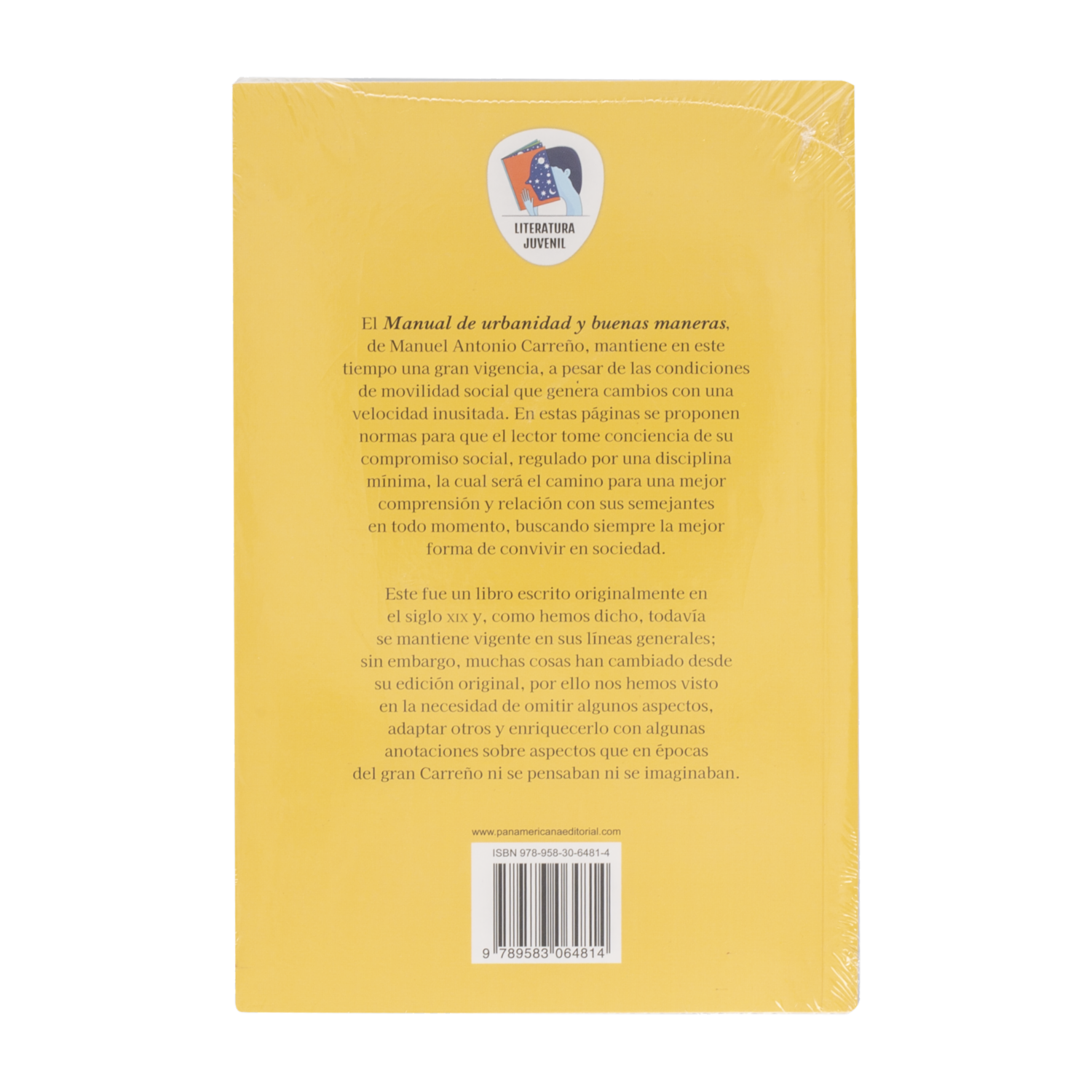 Libro Manual De Urbanidad Y Buenas Maneras MR.BOOKS 378 Páginas