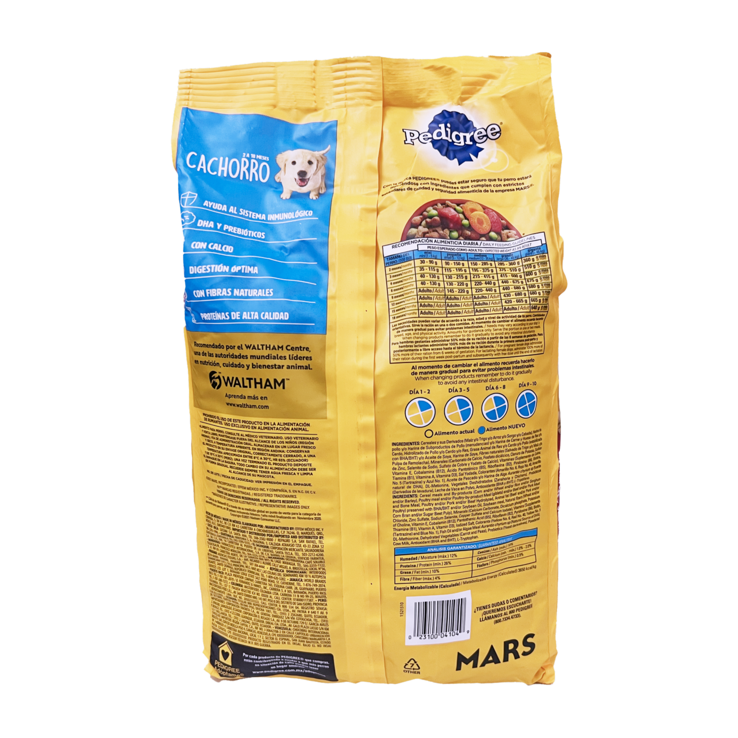Alimento Para Perros Cachorro Raza Pequeña PEDIGREE 2 Kg