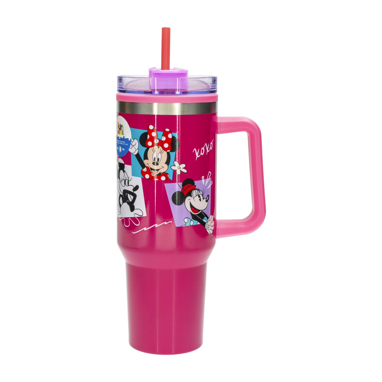 Tomatodo Doble Pared Minnie Con Pitillo FUN KIDS 1,2 Litros