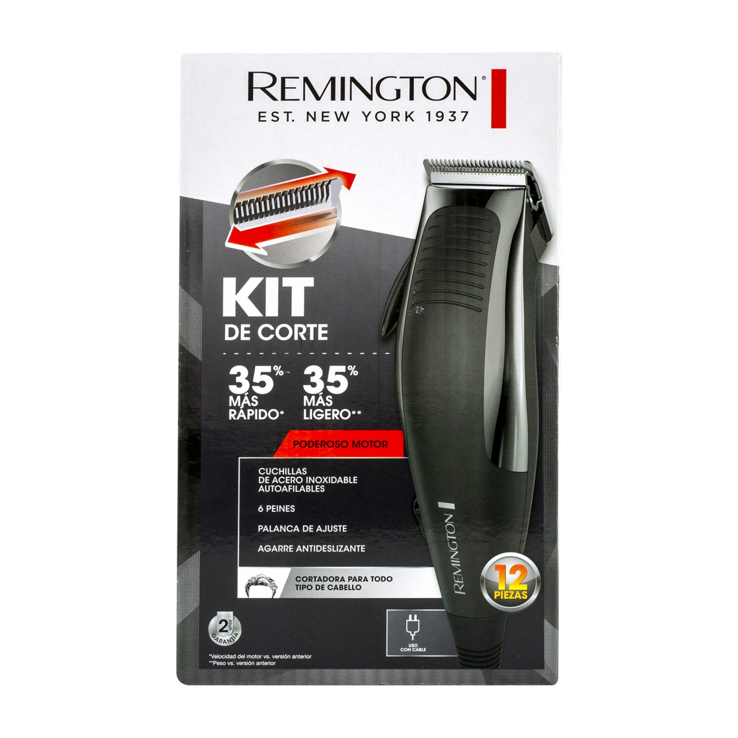 Cortador De Cabello 13 Piezas REMINGTON 110 V