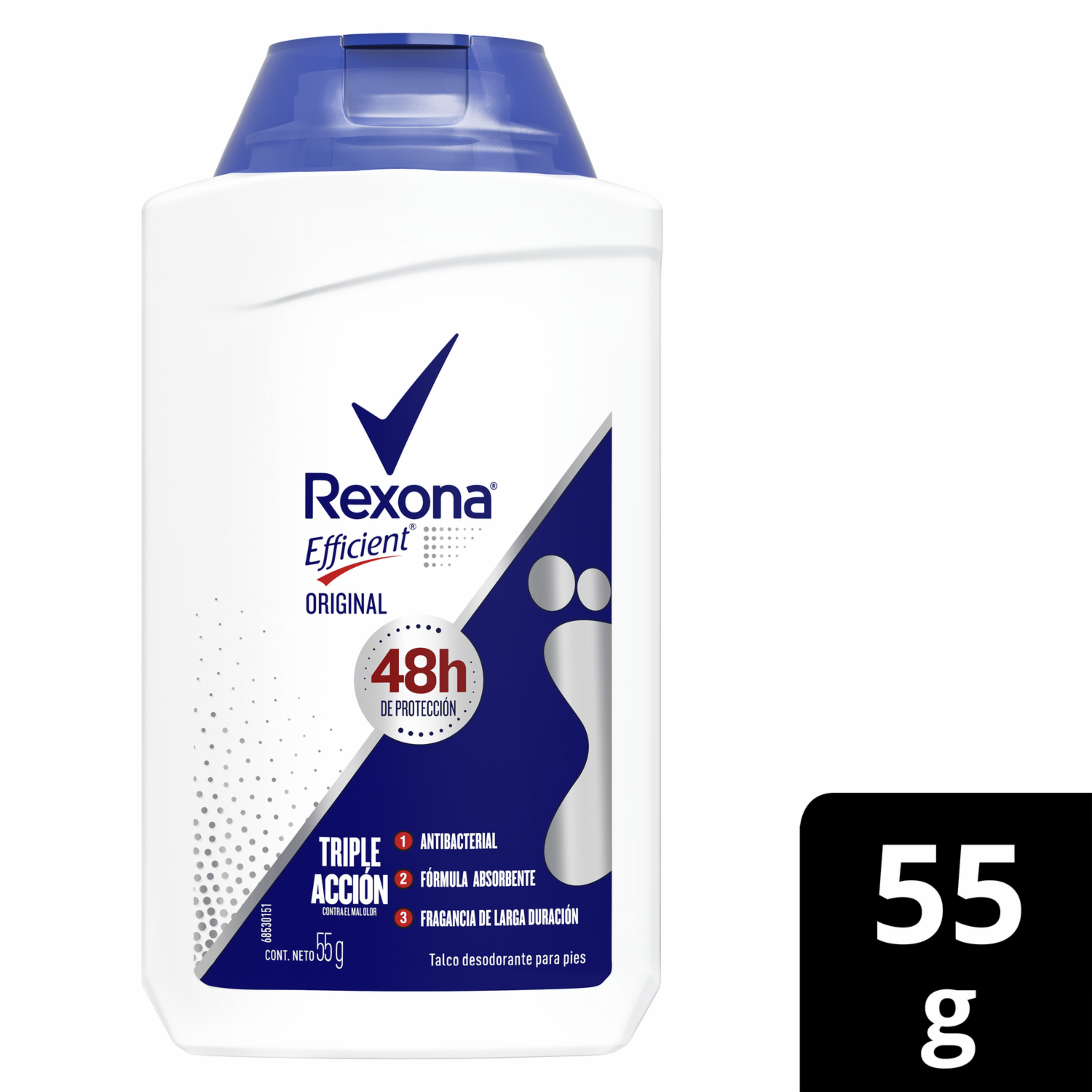 Talco De Pies Fragancia Original REXONA 55 G