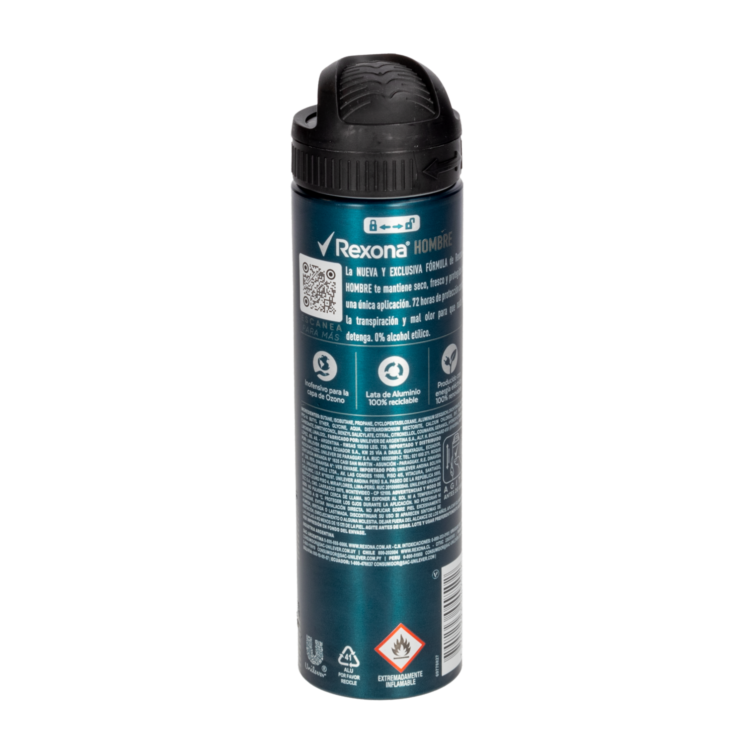 Desodorante En Aerosol Para Caballero Ear REXONA 150 Ml