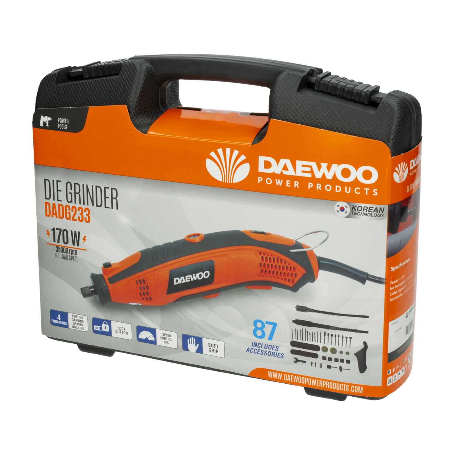 Mini Torno Rotativo DADG233 DAEWOO 170 Watts