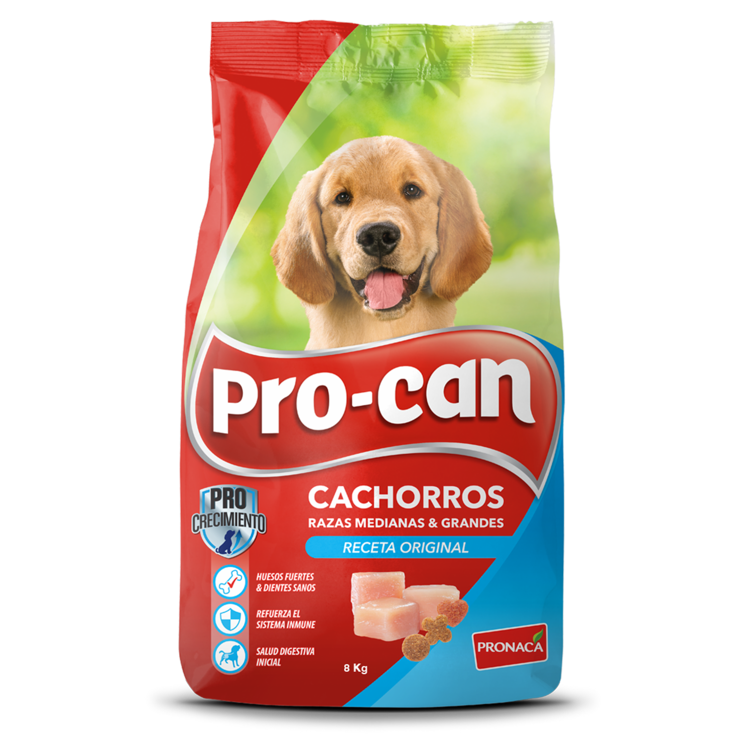 Alimento Para Perros Cachorros Razas Medianas Y Grandes Original PRO-CAN 8 Kg