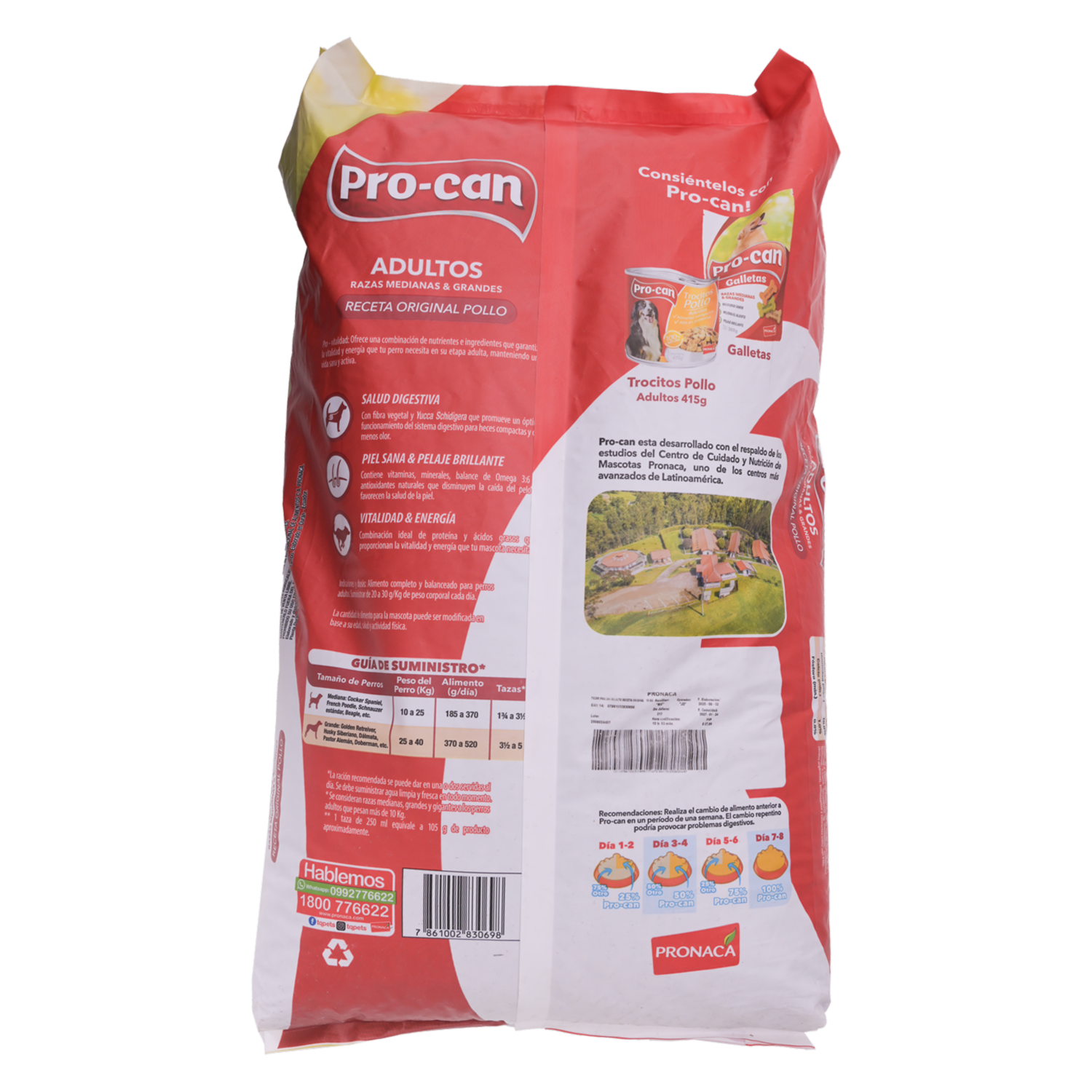 Alimento Para Perros Sabor Original PRO-CAN 15000 G