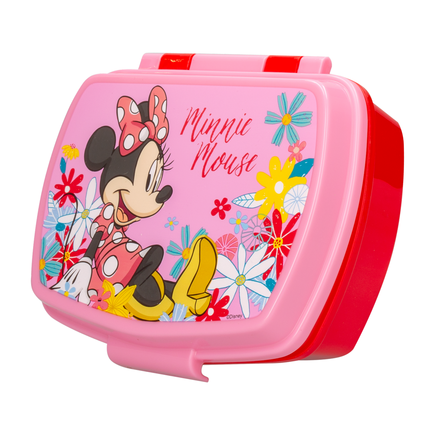 Set Infantil Botella Y Porta Alimentos Diseño Minnie Mouse STOR 2 Piezas