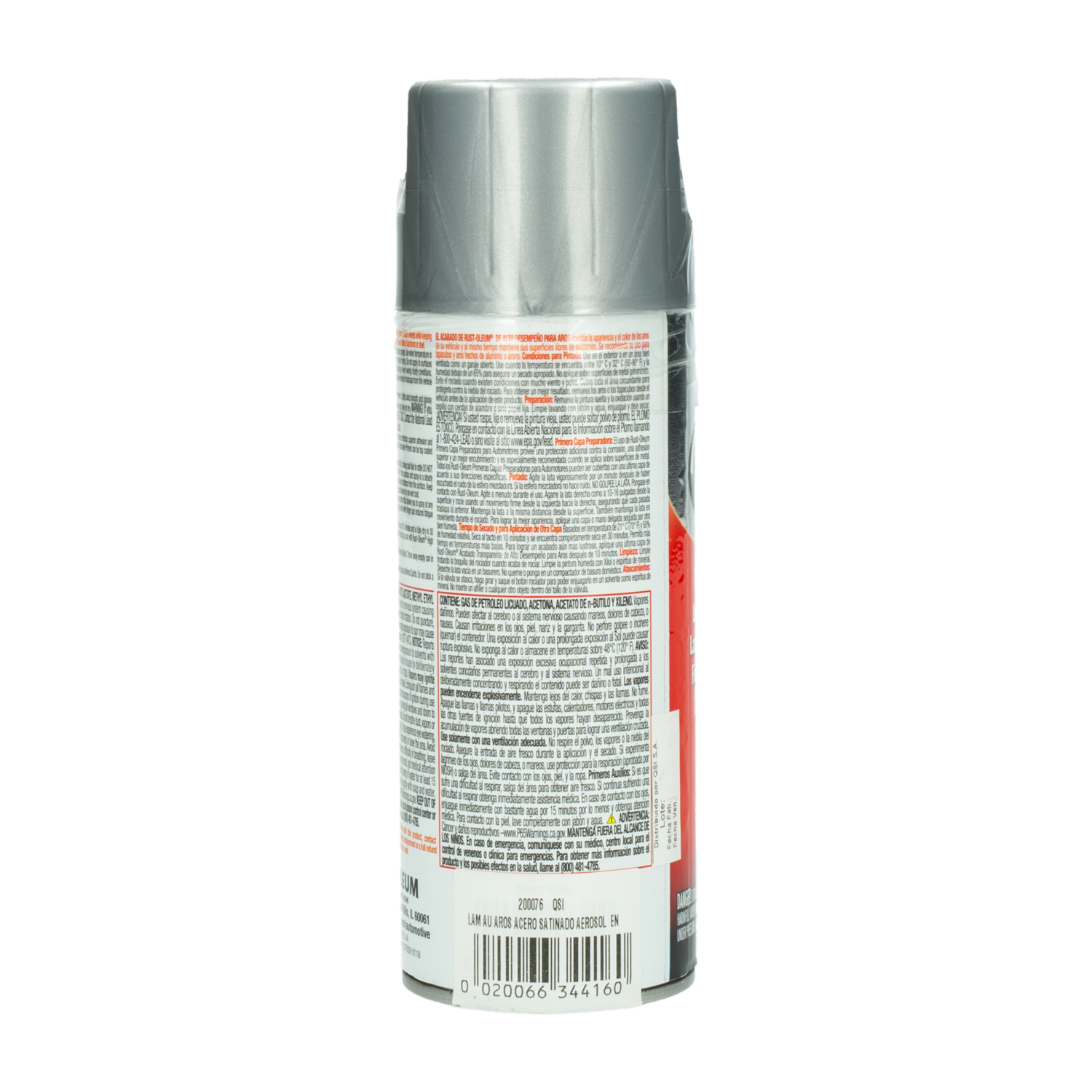 Pintura Para Aros Acero Satinado Aerosol RUST OLEUM 312 G