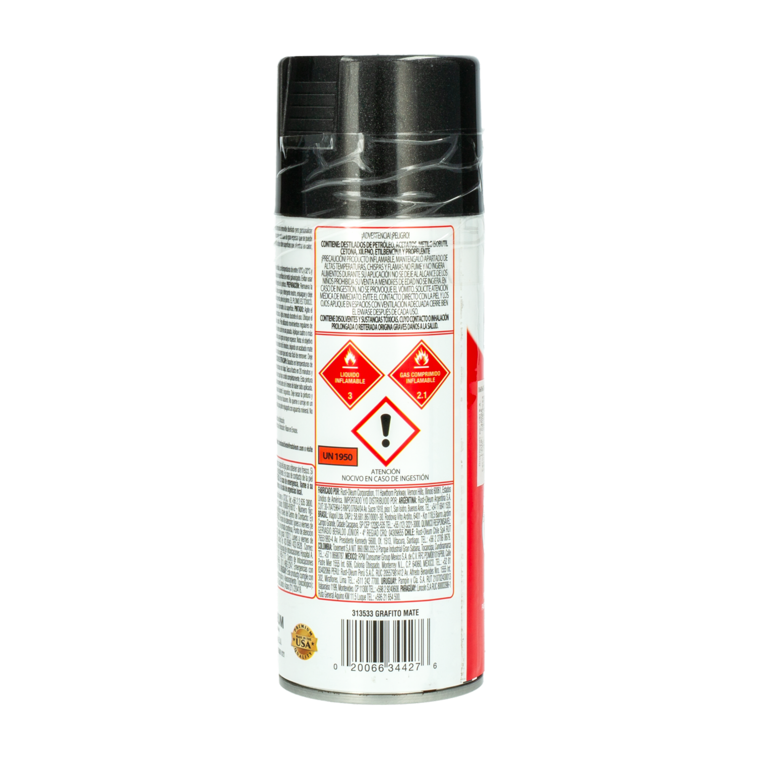 Pintura Removible Grafito Mate RUST OLEUM 312 G