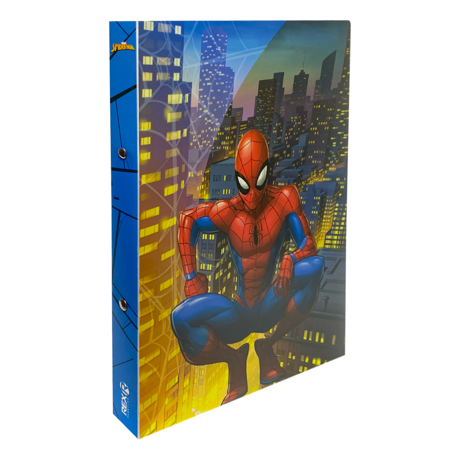 Carpeta 2 Argollas Lomo Fino REX PLASTICS A4