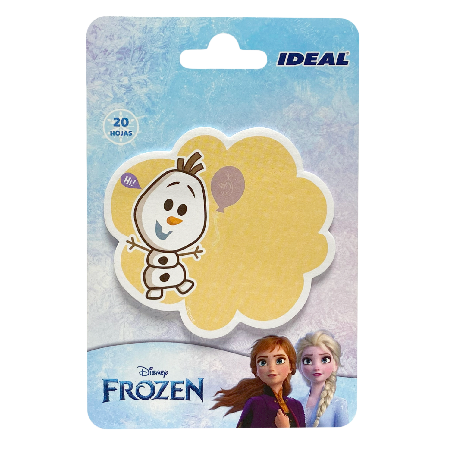 Notas Adhesivas Frozen IDEAL 20 Hojas 15.5X8
