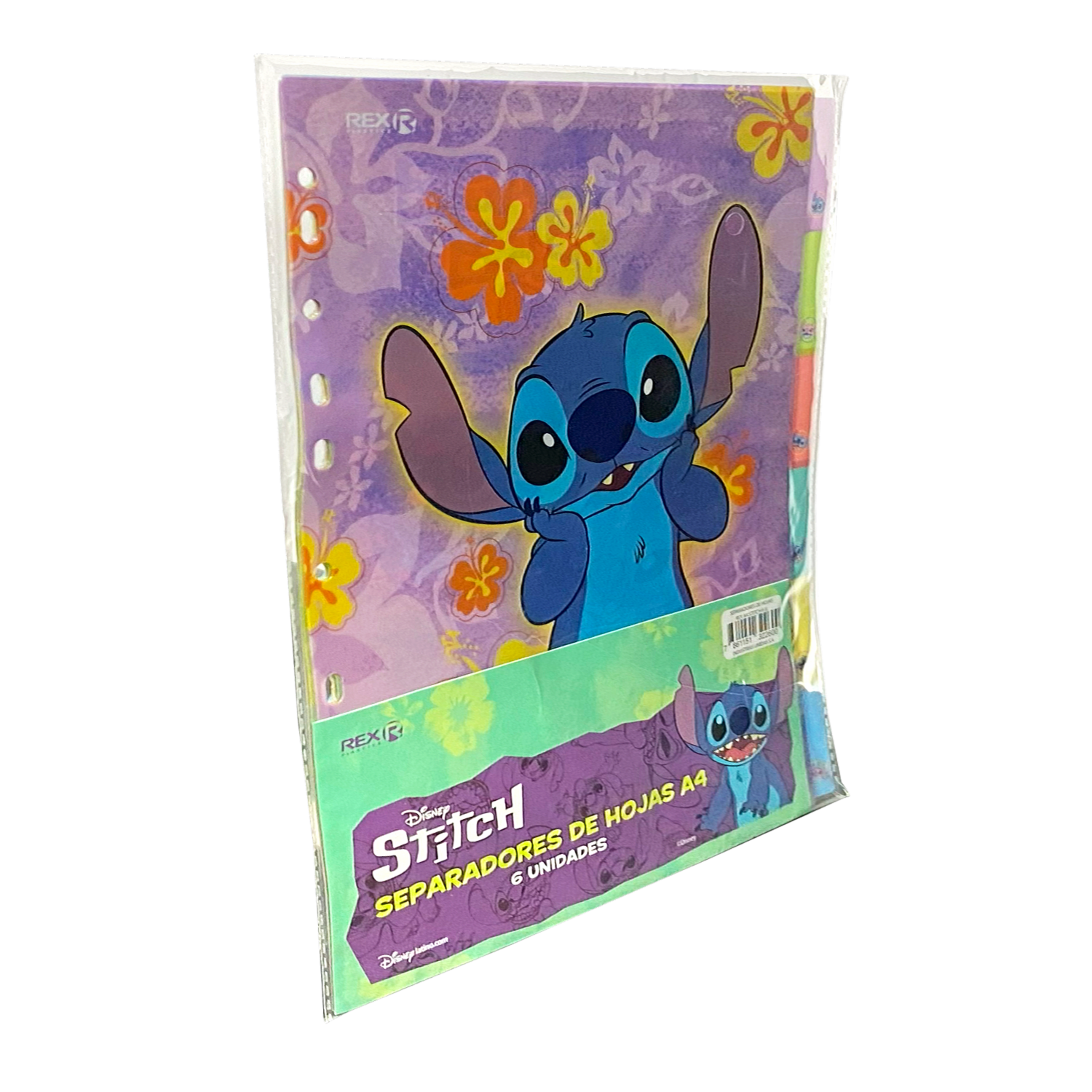 Separadores De Hojas De Stitch REX PLASTICS A4