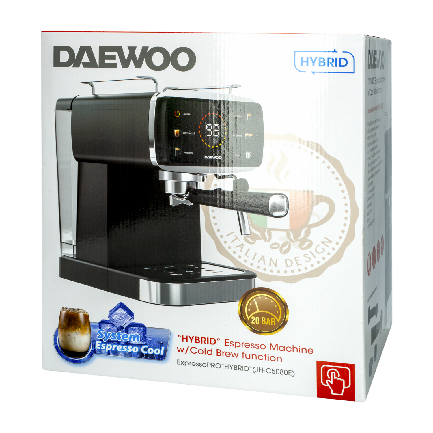 Cafetera Pro Hybrid JH-C5080E DAEWOO 1.5 Litros