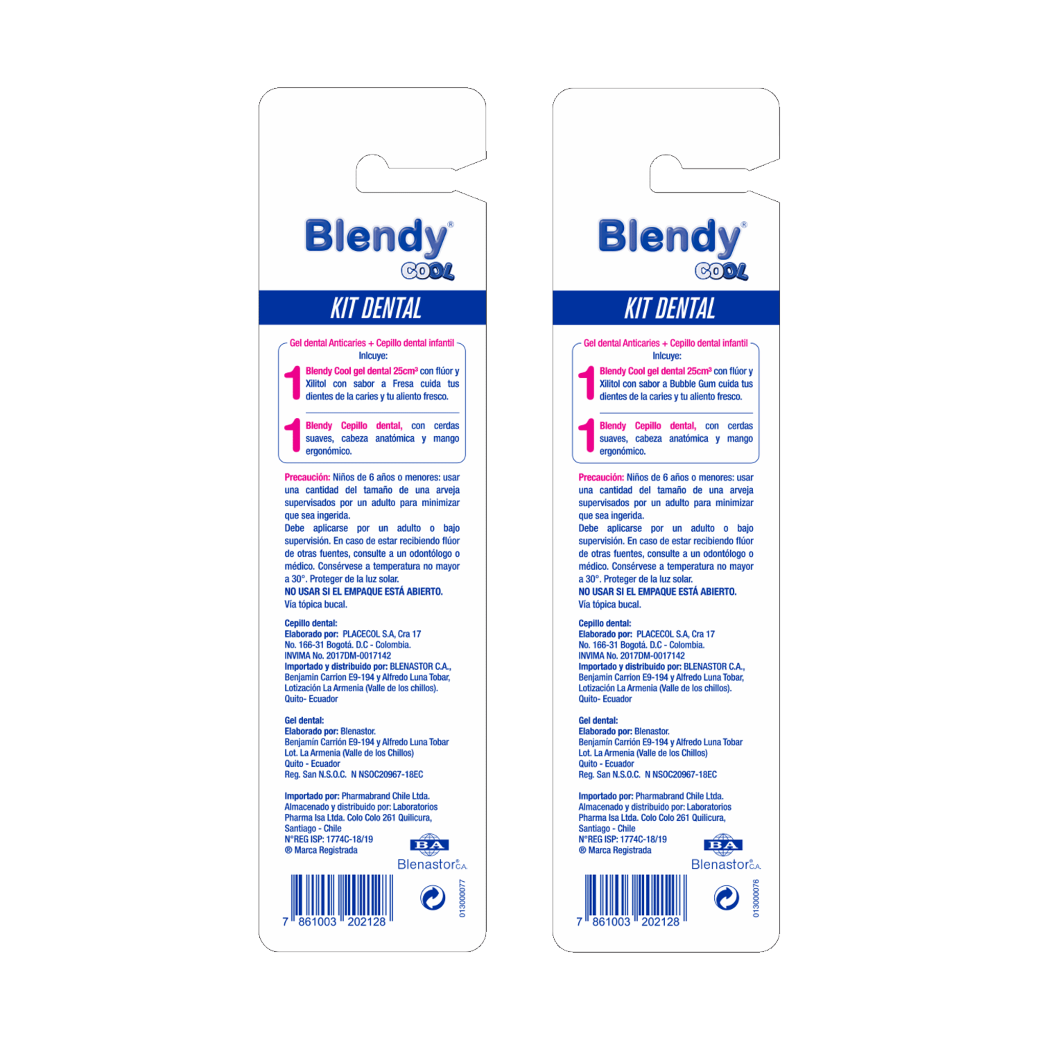 Kit Dental Cepillo Y Pasta BLENDY 2 Piezas