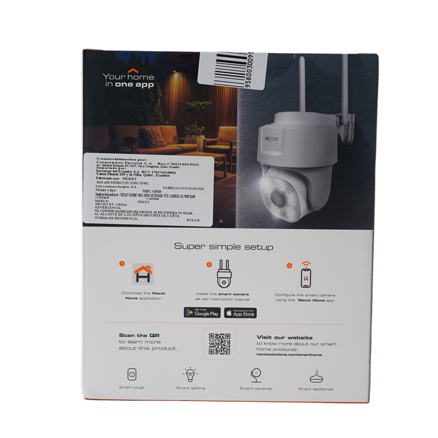 Cámara NHC-OP10 Wifi NEXXT 2K+
