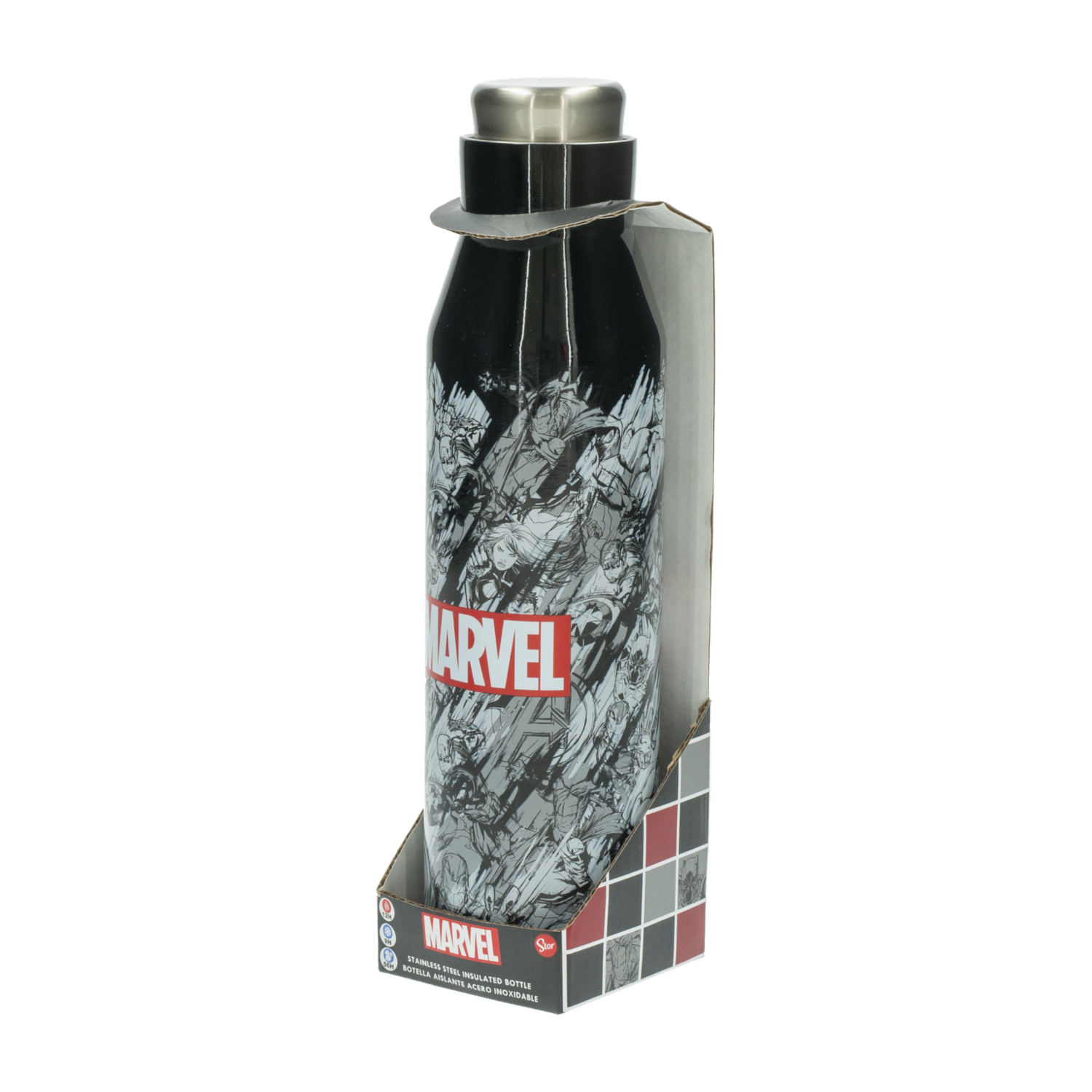 Tomatodo De Acero Inoxidable Diseño Marvel STOR 580 Ml