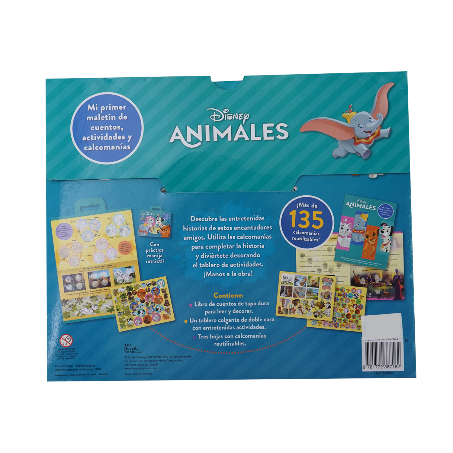 Libros Mi Primer Maletín De Cuentos Y Actividades Animales MR.BOOKS 25 Páginas
