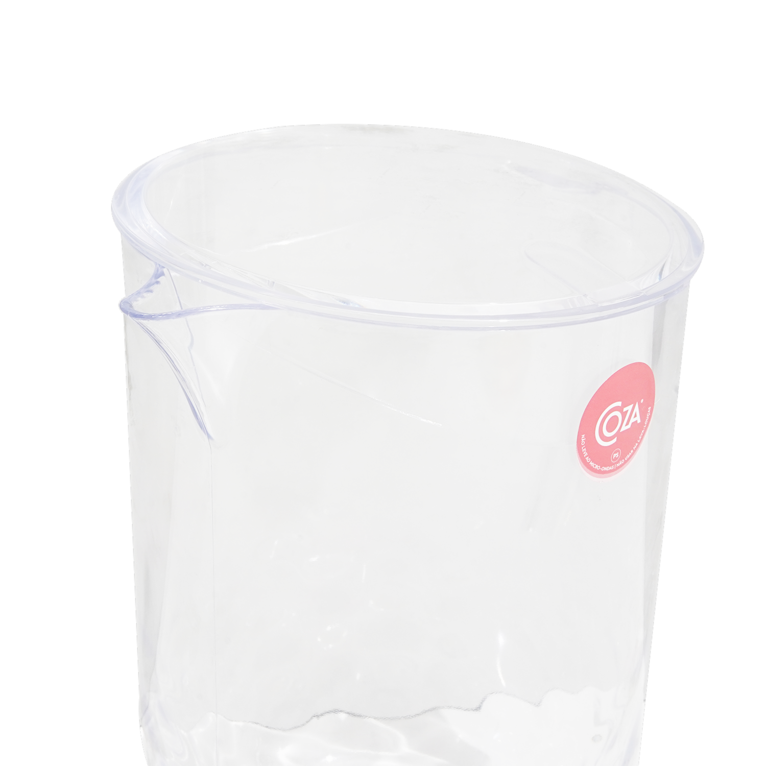 Jarra Con Tapa Wave Plástico Cristal COZA 2 Litros
