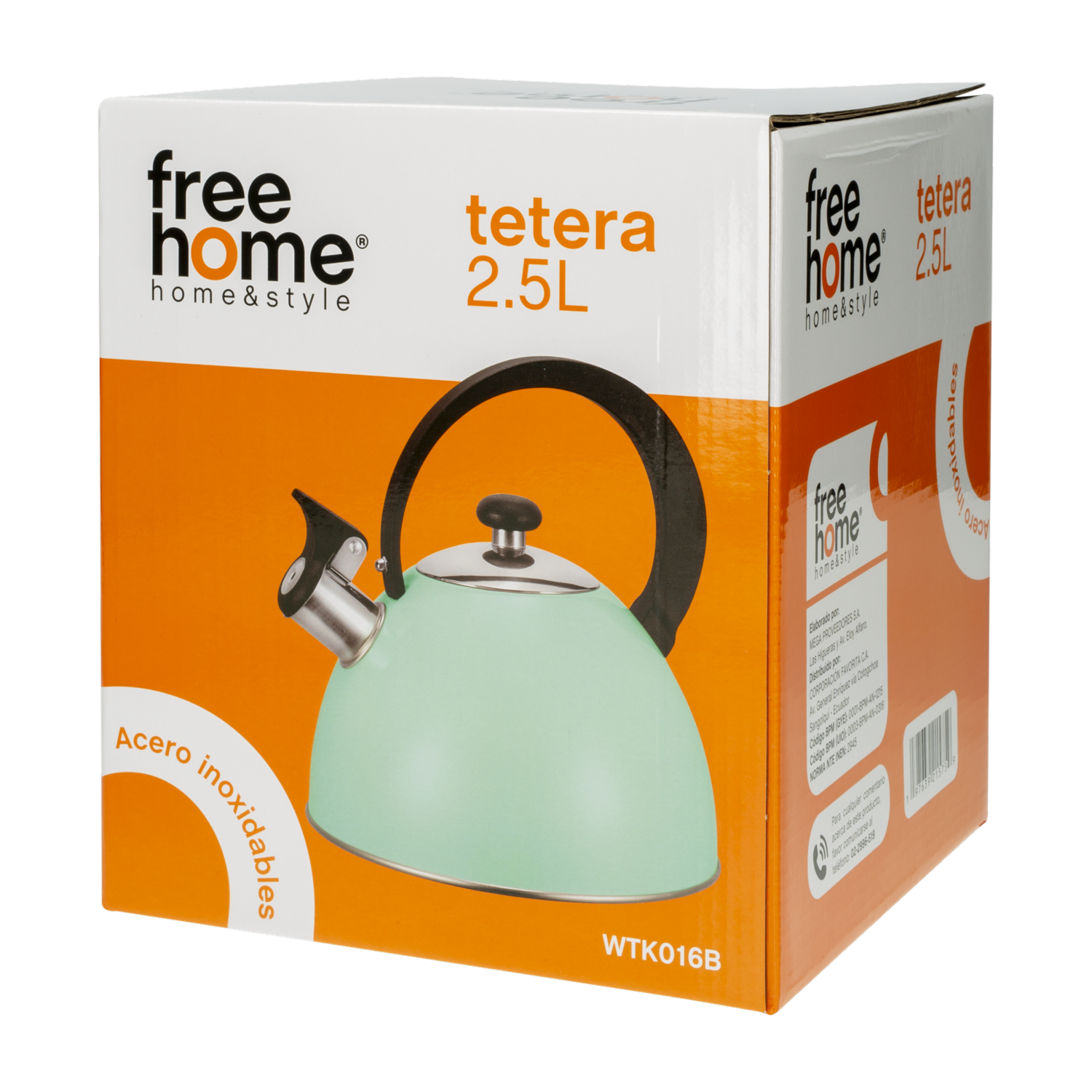 Tetera De Inducción Diseño Emily Menta FREE HOME 5  Litros