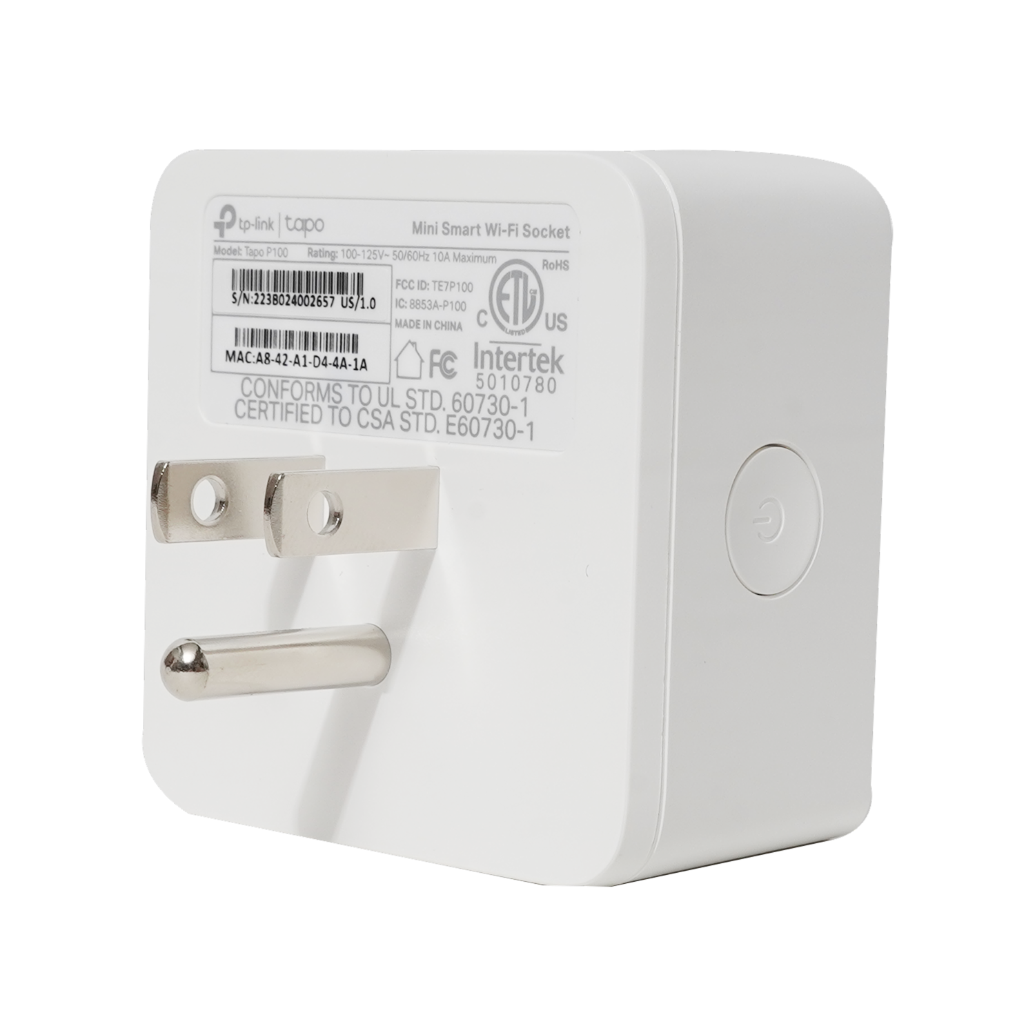 Mini Enchufe Smart TAPO P100