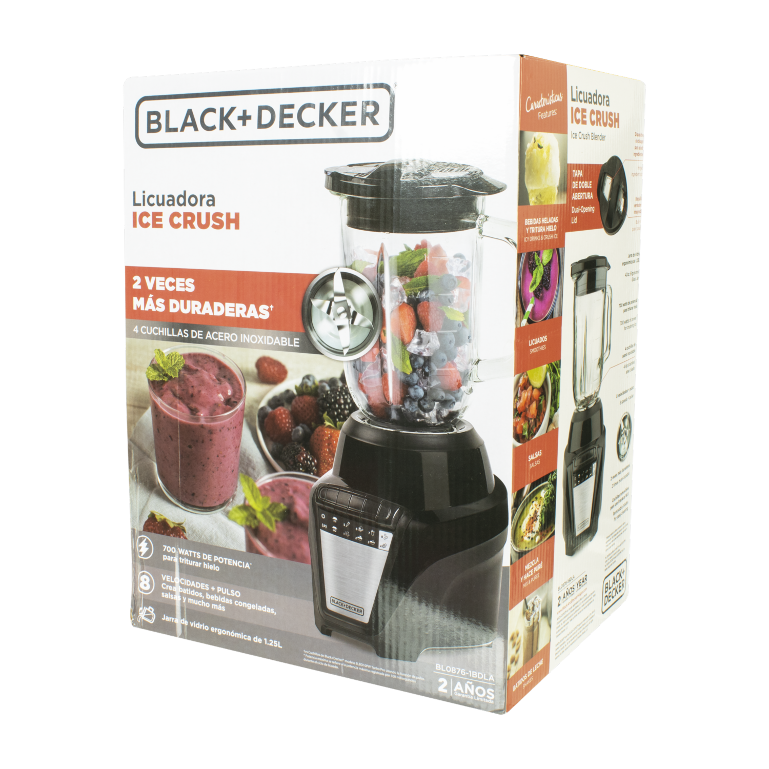 Licuadora 700W BL0876-1BDLA BLACK & DECKER 8 Velocidades