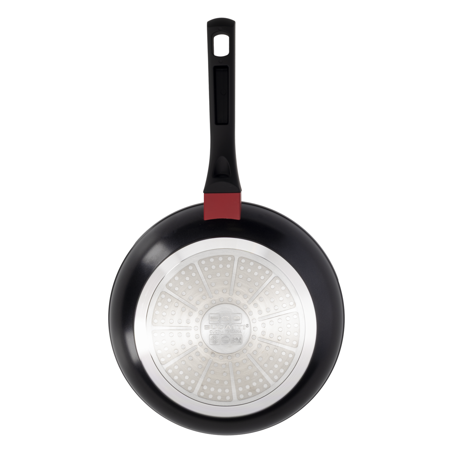 Sartén De Inducción Negro 1,6 Litros BUGATTI 24 Cm