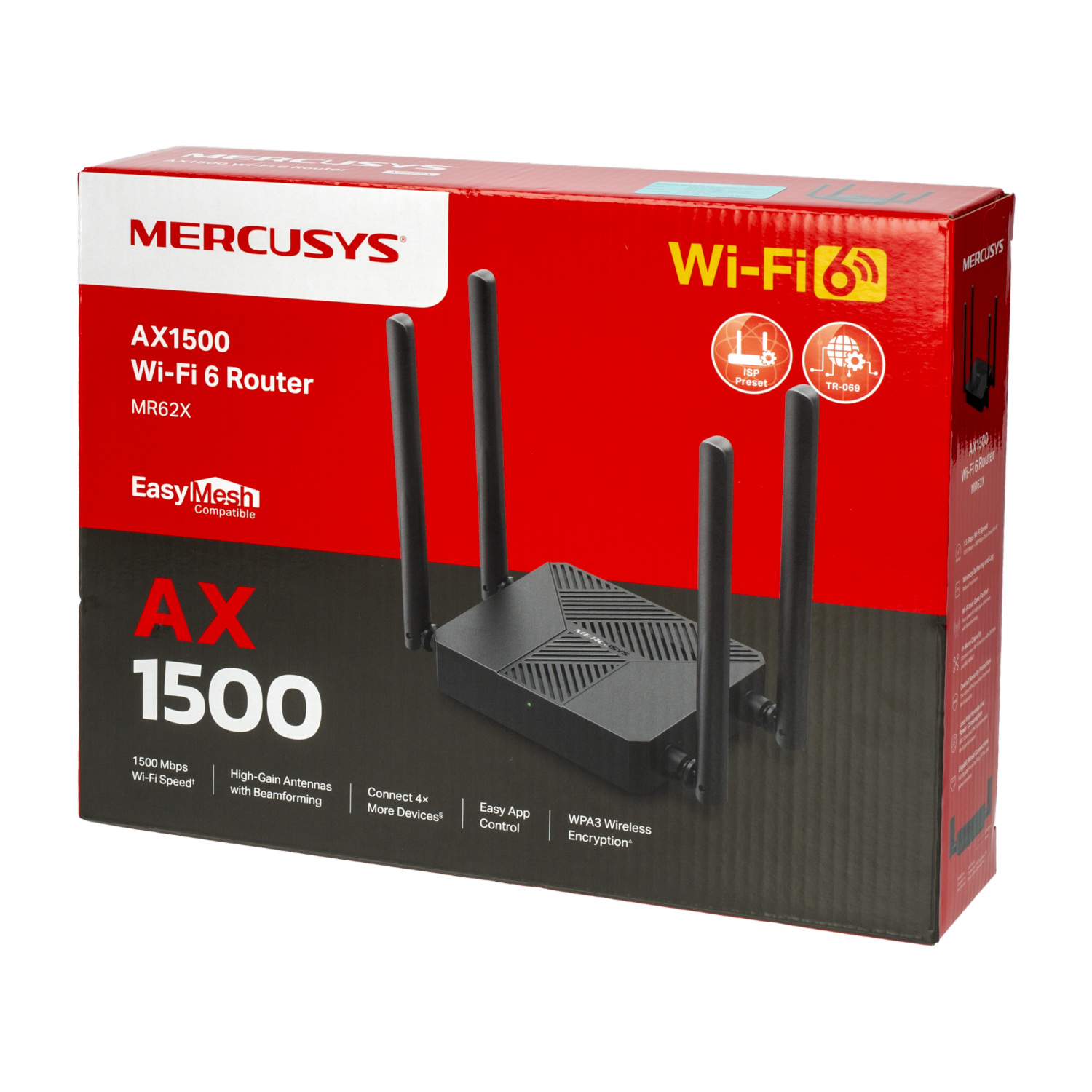 Router AX1500 MR62X MERCUSYS Wifi 6
