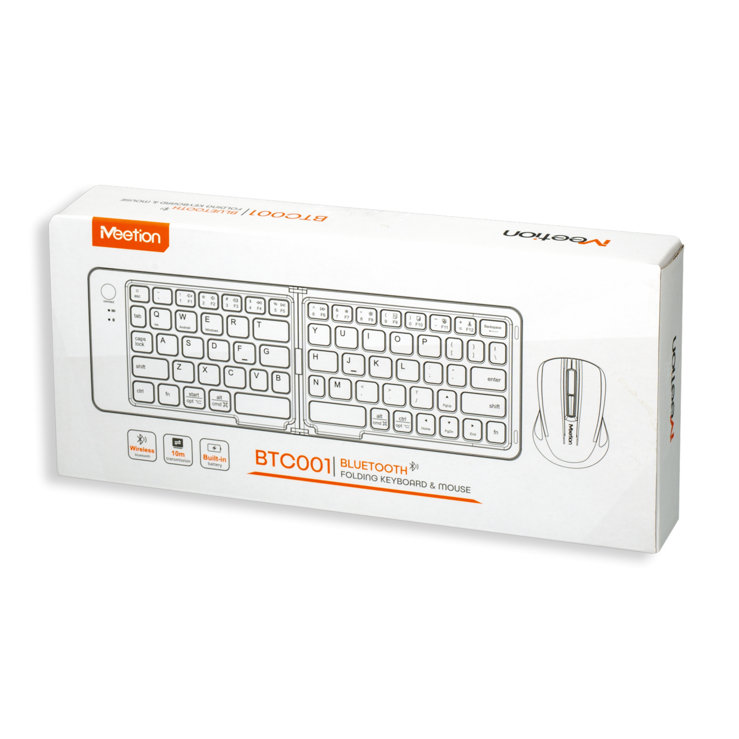 Teclado Y Mouse BTC001 Negro MEETION Bluetooth